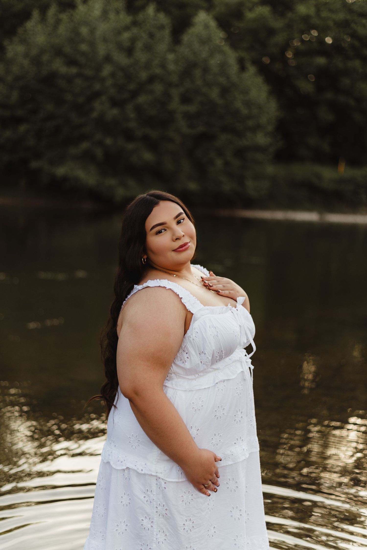 Lafayette, Indiana Senior Photographer at wildcat creek