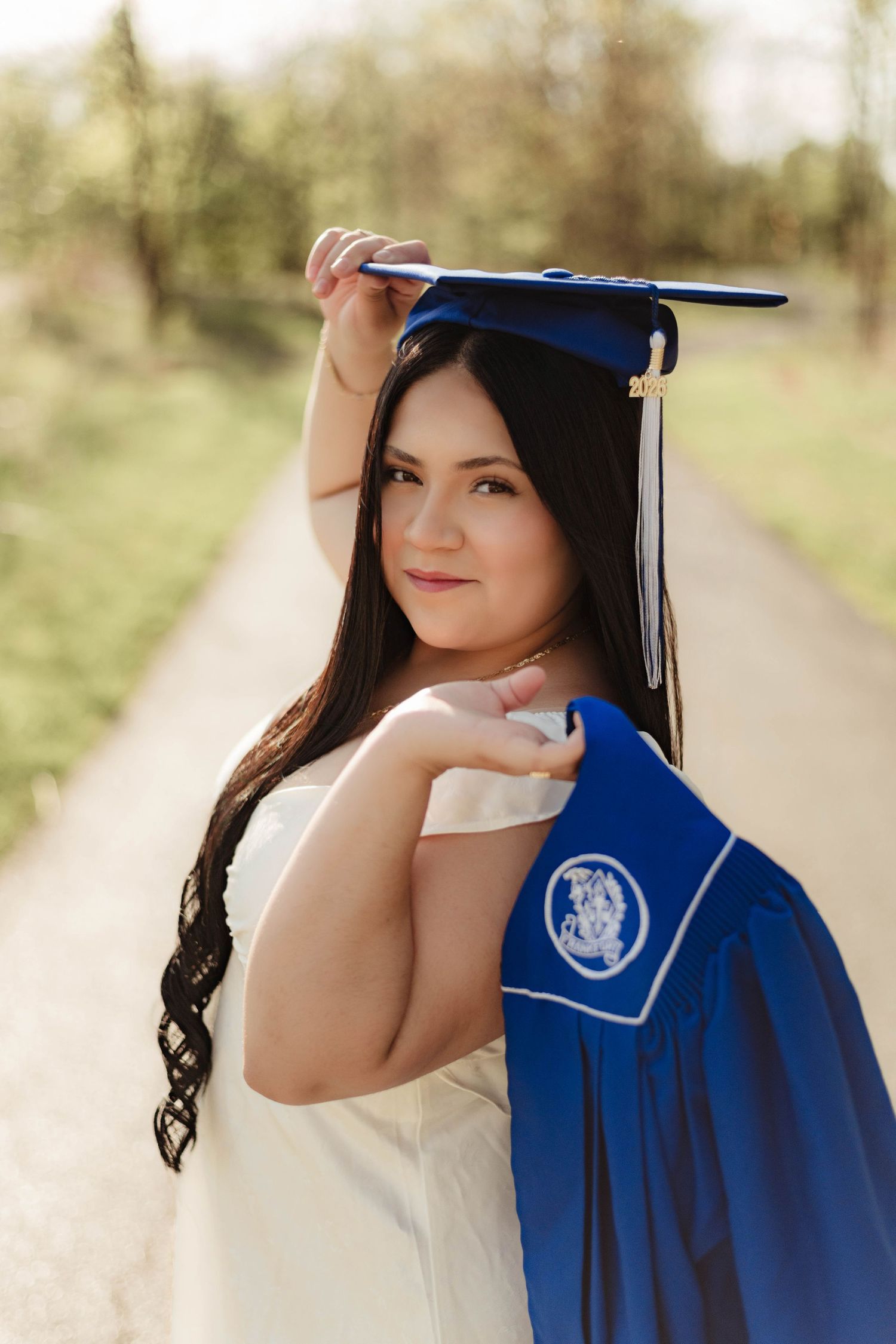 High school senior portrait by a senior photographer in Lafayette, Indiana capturing confidence, personality, and graduation memories