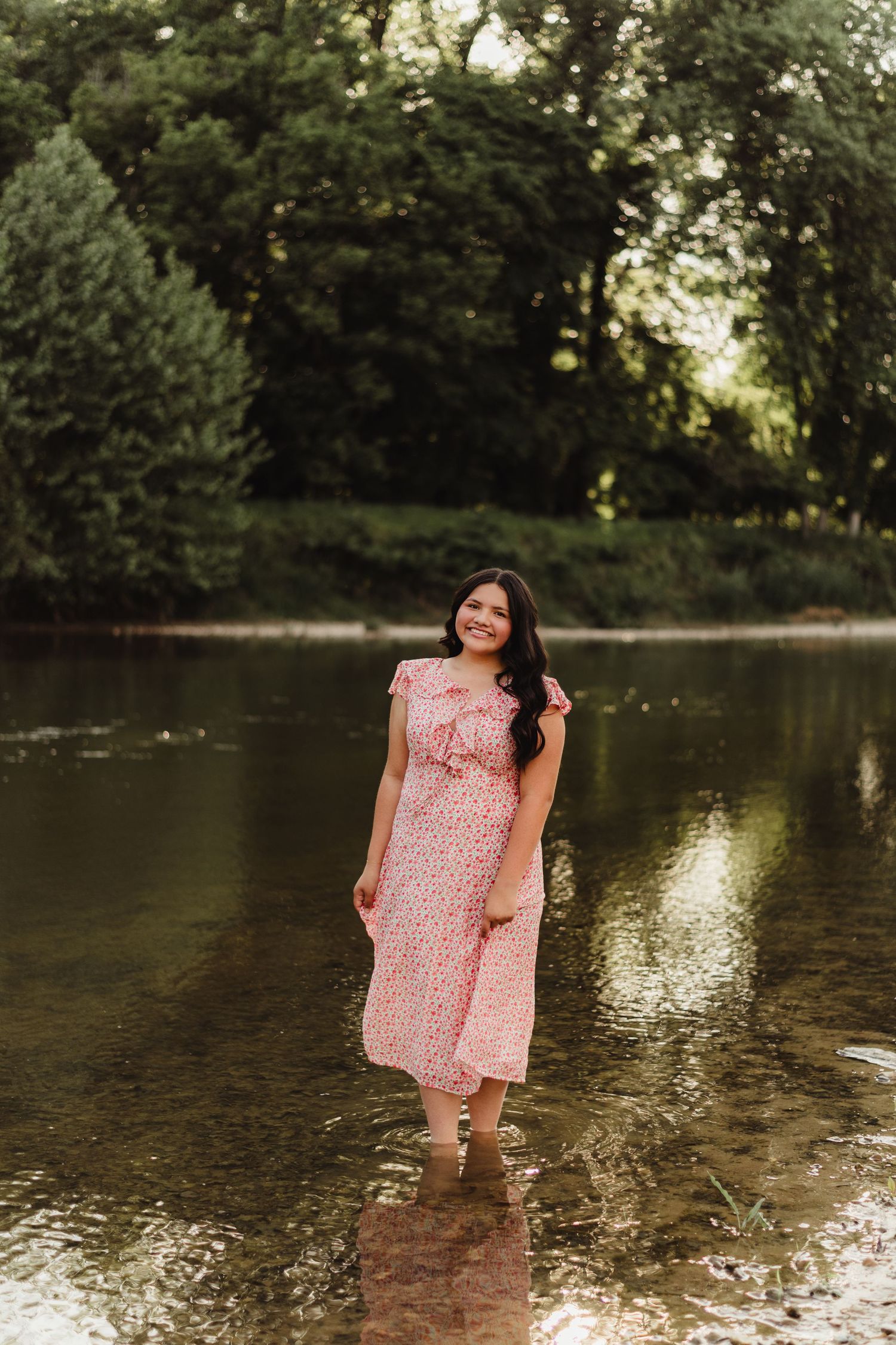 High school senior portrait by a senior photographer in Lafayette, Indiana capturing confidence, personality, and graduation memories
