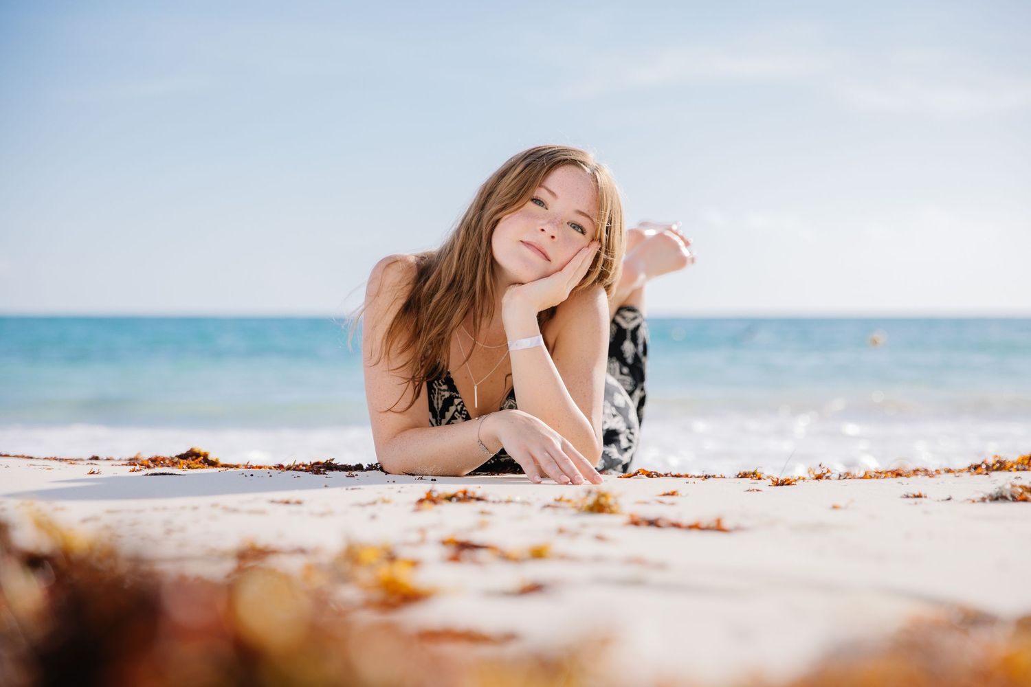 Riviera Maya beach photography capturing timeless portraits in natural light.