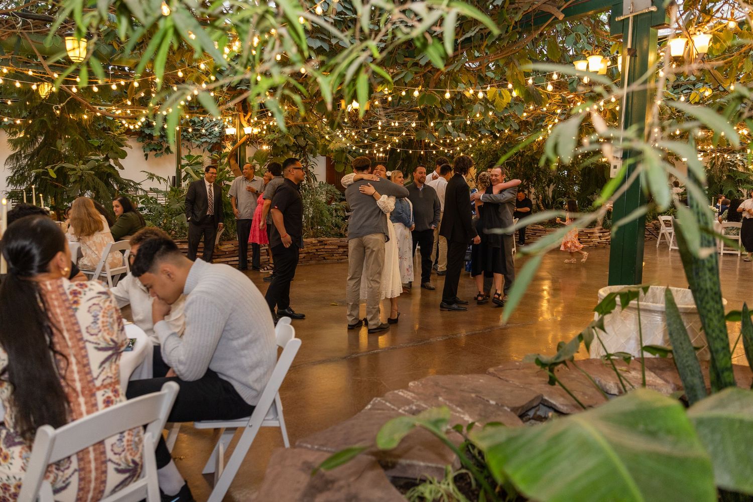 picture taken during a wedding reception at Highland Gardens wedding venue in American Fork, Utah County, Utah