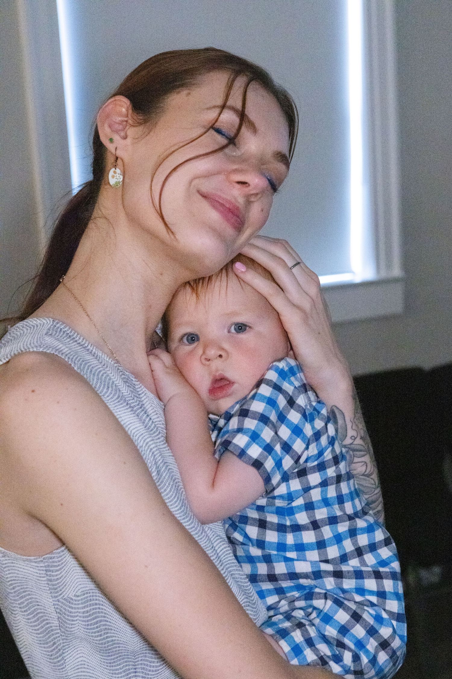 mom and baby