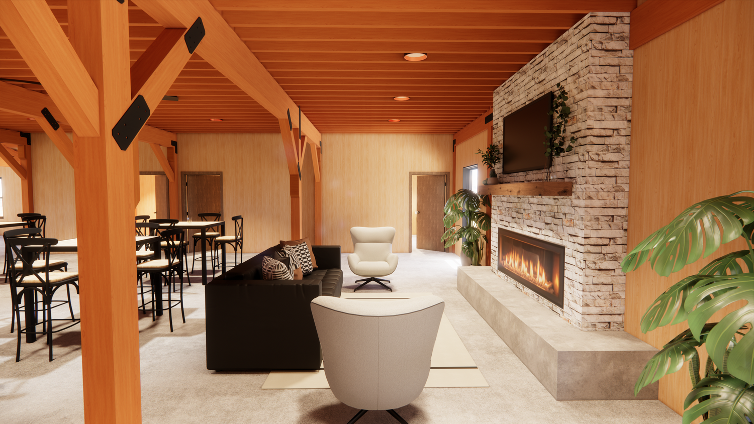 image of 9 acres event barn lounge