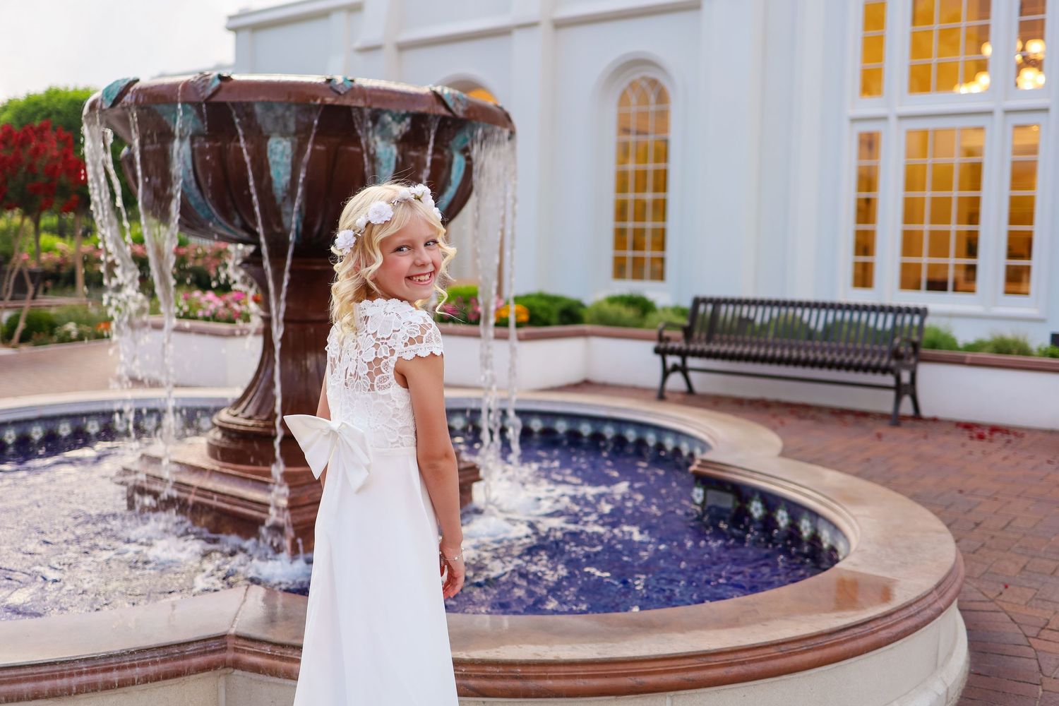 Baptism photo shoot in St. George, Utah County and Salt Lake County.