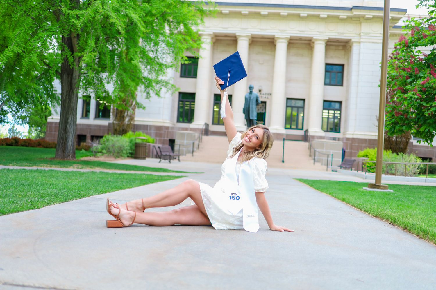 Graduation photos in Provo, Utah (Utah County & Salt Lake County).