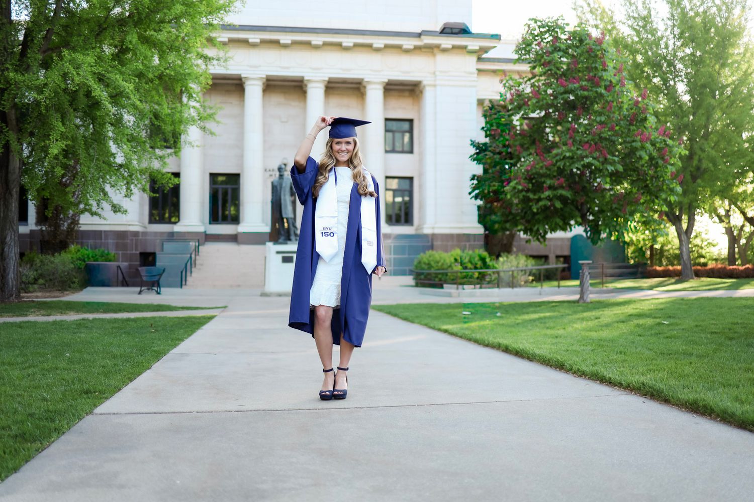 Graduation photos in Provo, Utah (Utah County & Salt Lake County).