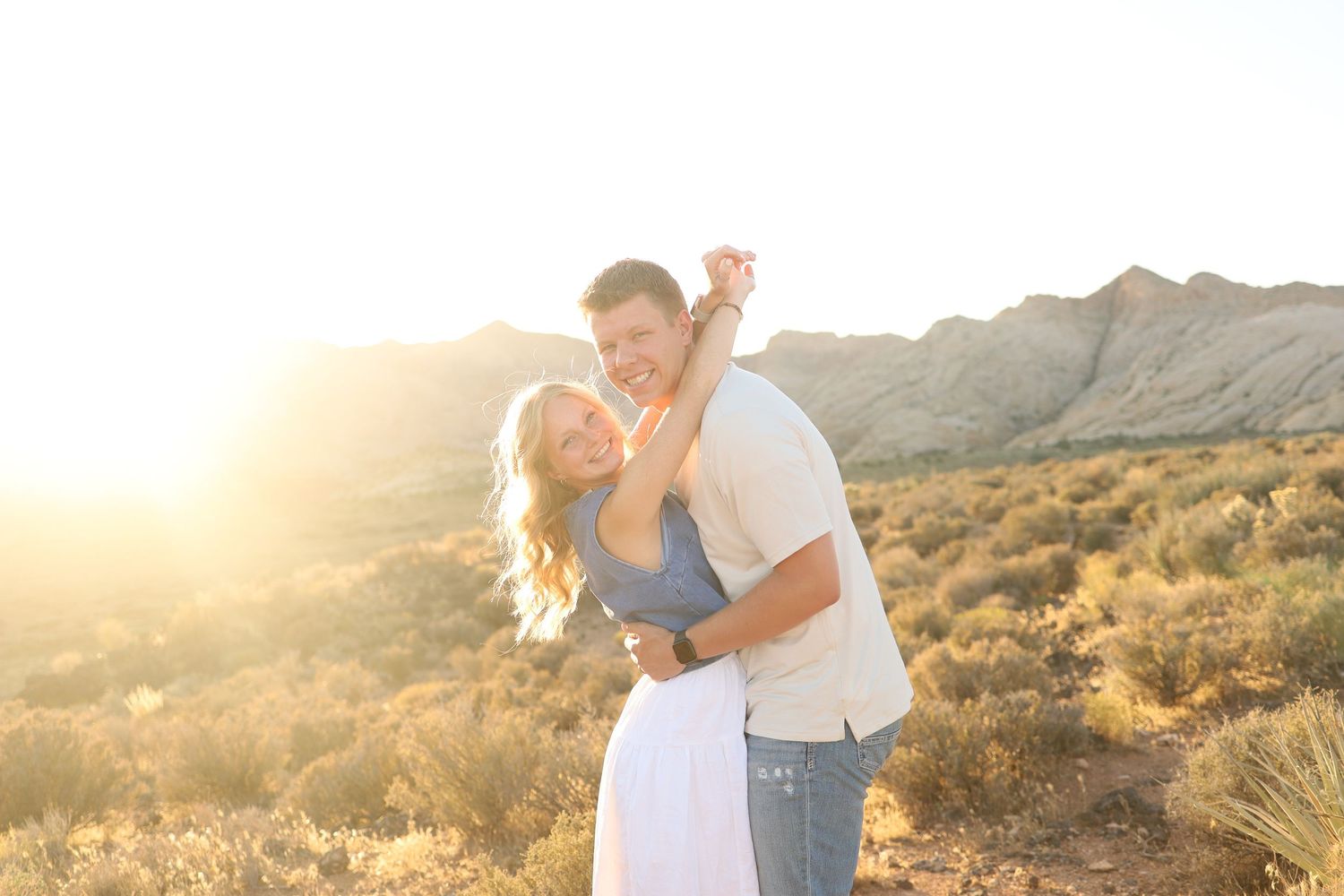 Couples shoot in St. George, Utah.