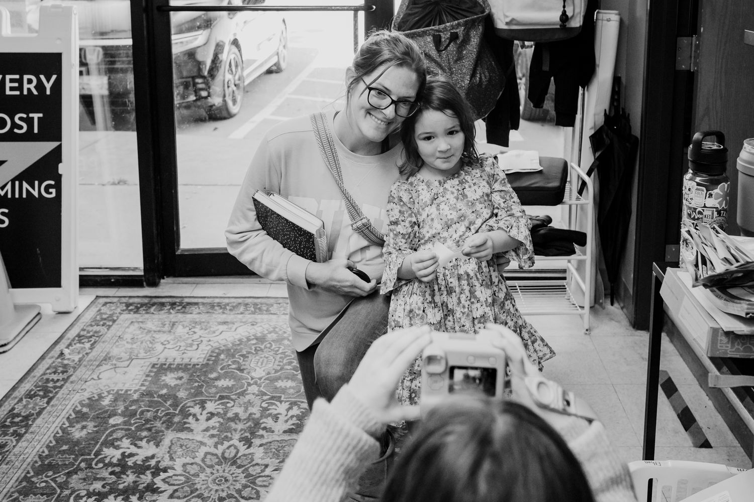 Set up the camera and hand it off to documentary the whole family playing together. TIP from Liz Perez documentary photog in Lawton, OK