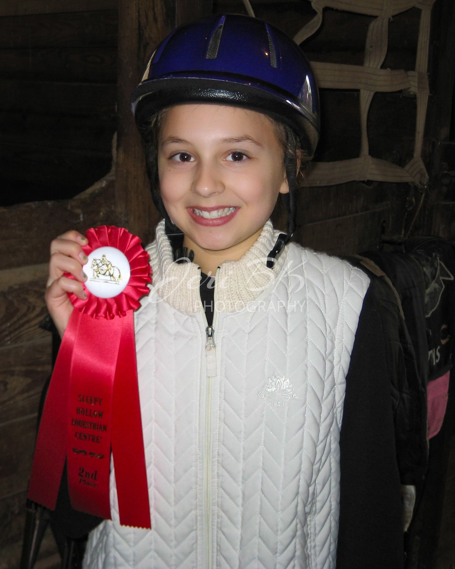 Horse show event ribbon portrait Michigan