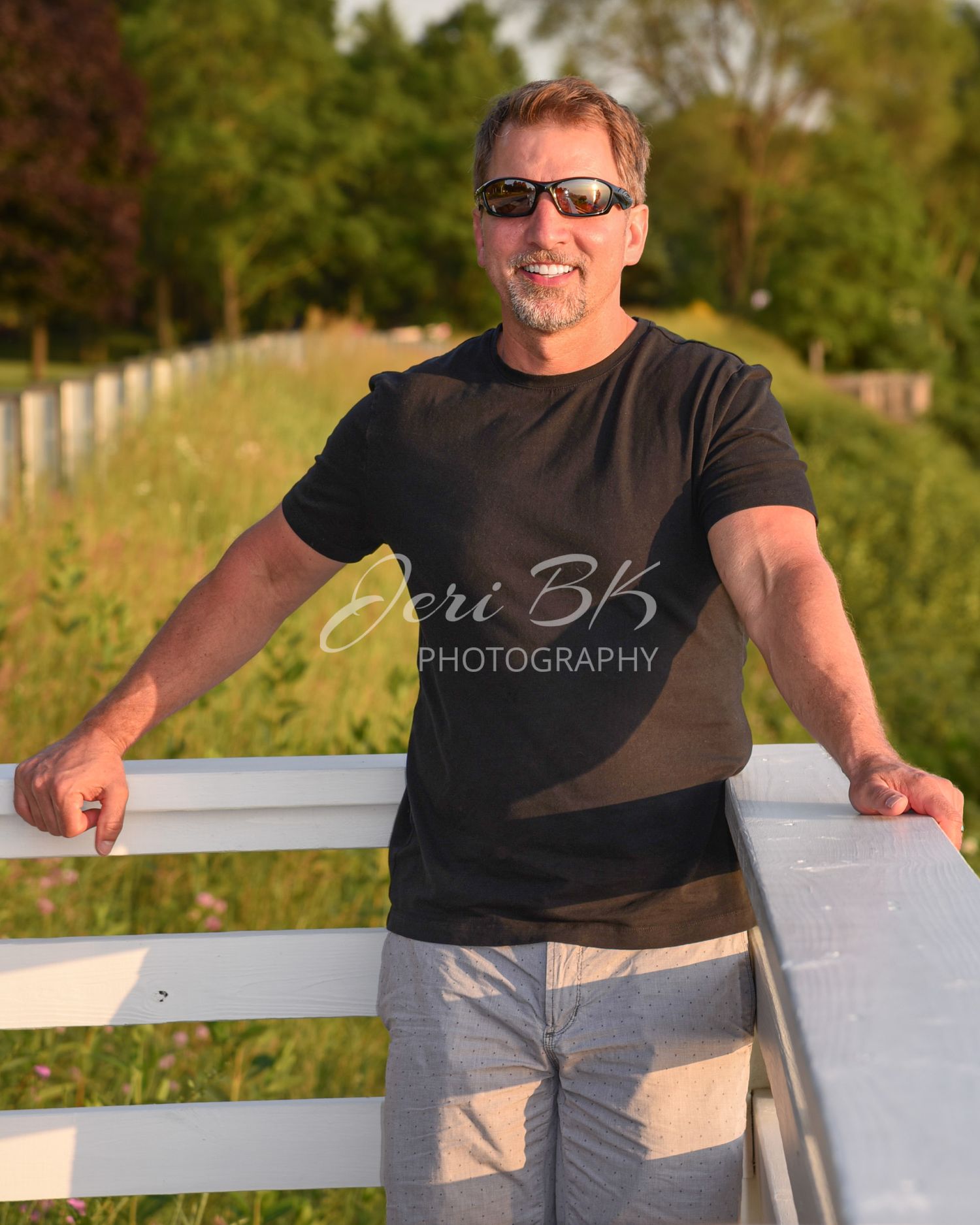 Lifestyle Lake Michigan beach portrait