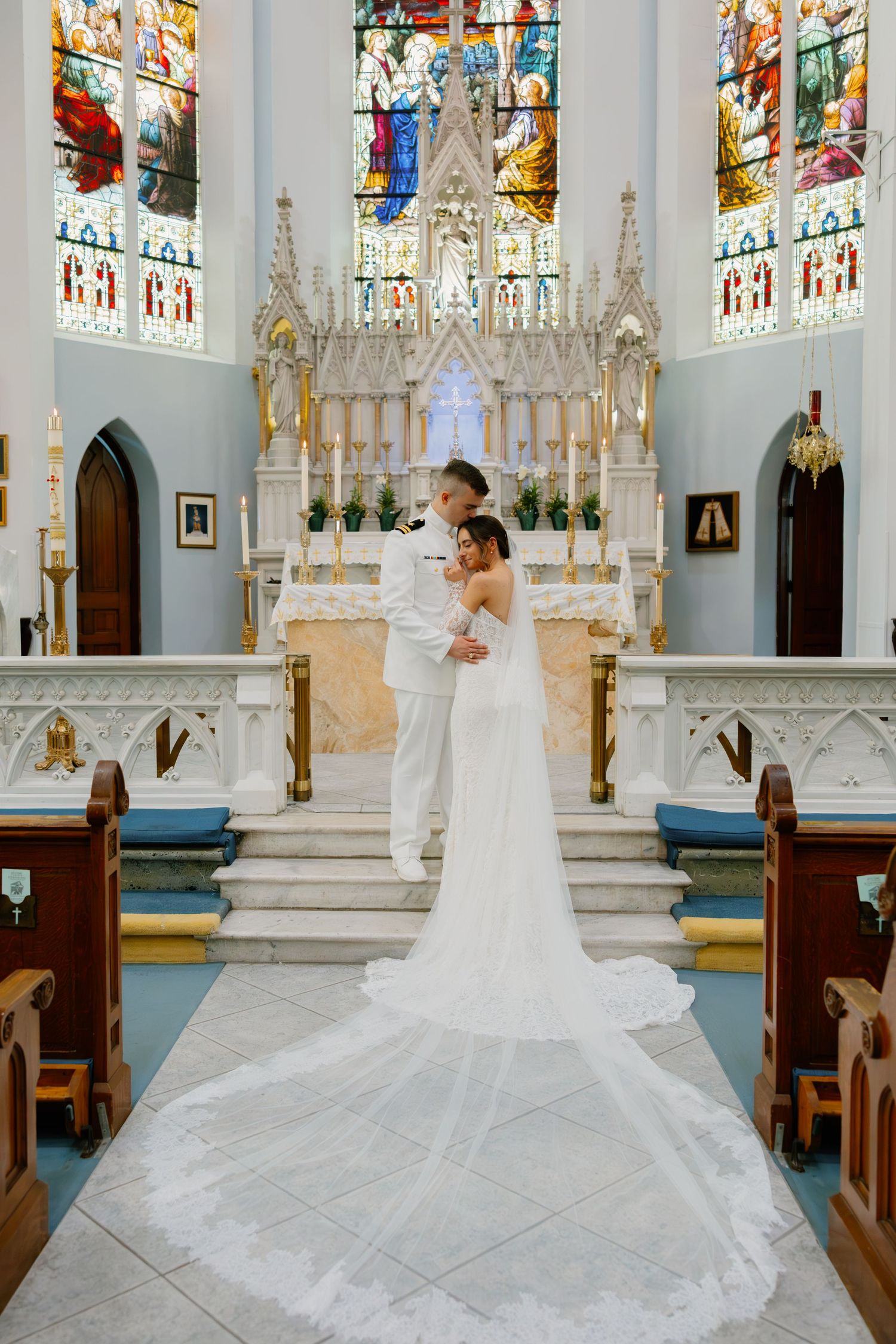 immaculate conception Jacksonville wedding, catholic wedding photography, Florida catholic wedding photographers