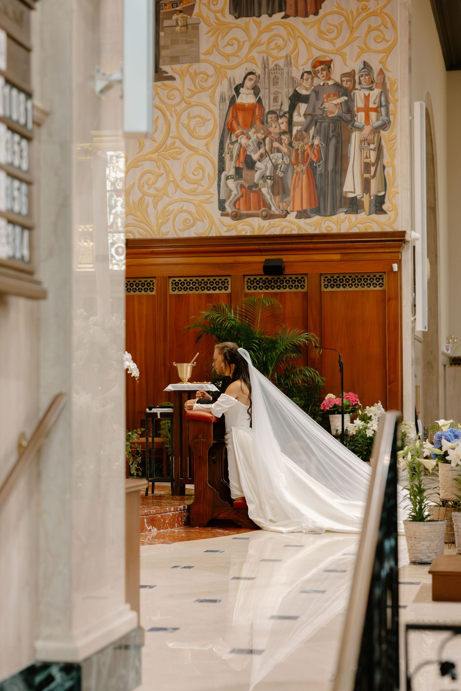 st. Augustine catholic wedding photography, , cathedral basilica of st. Augustine wedding, the delac collective, Florida Catholic wedding
