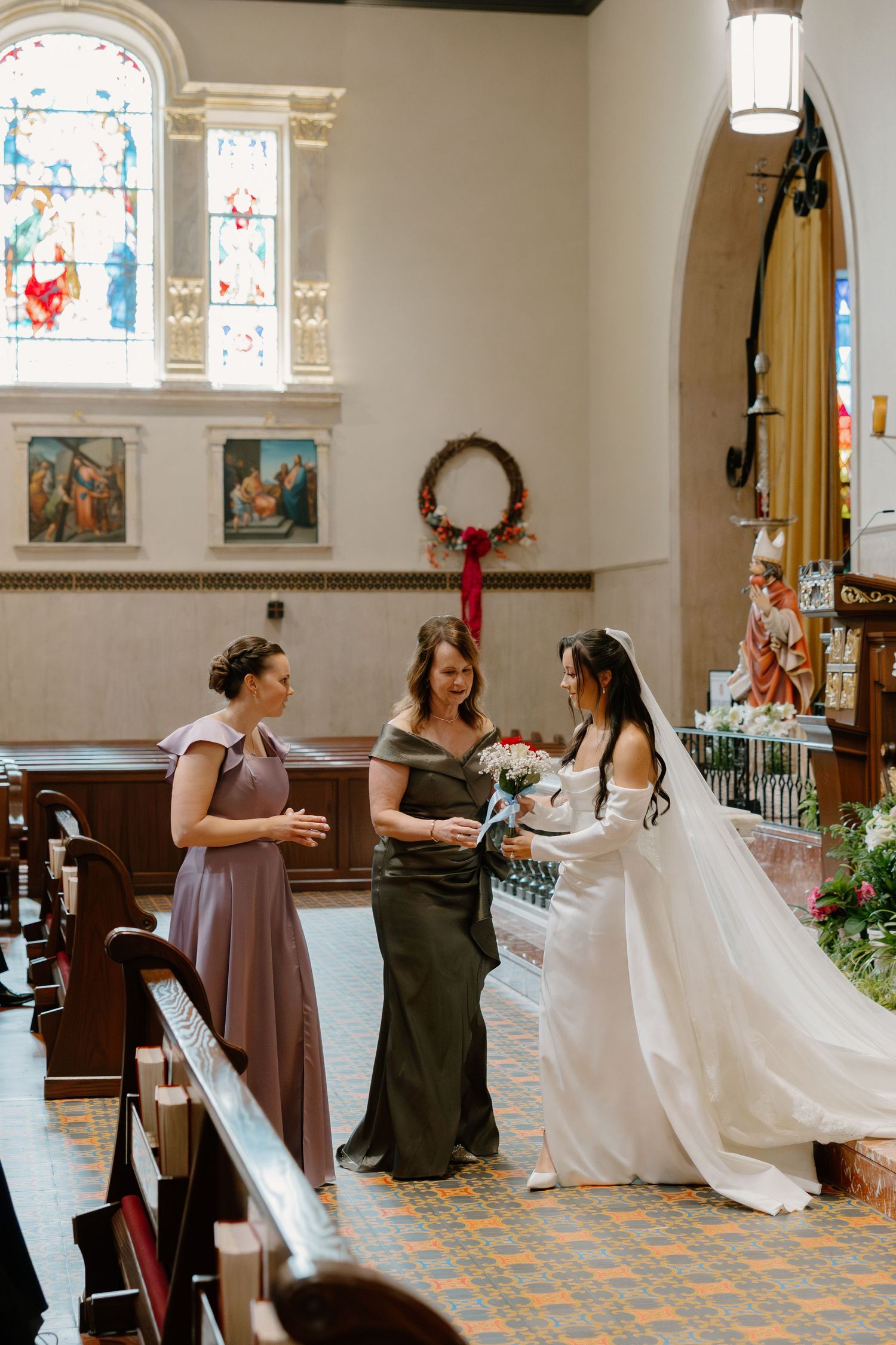 st. Augustine catholic wedding photography, , cathedral basilica of st. Augustine wedding, the delac collective, Florida Catholic wedding