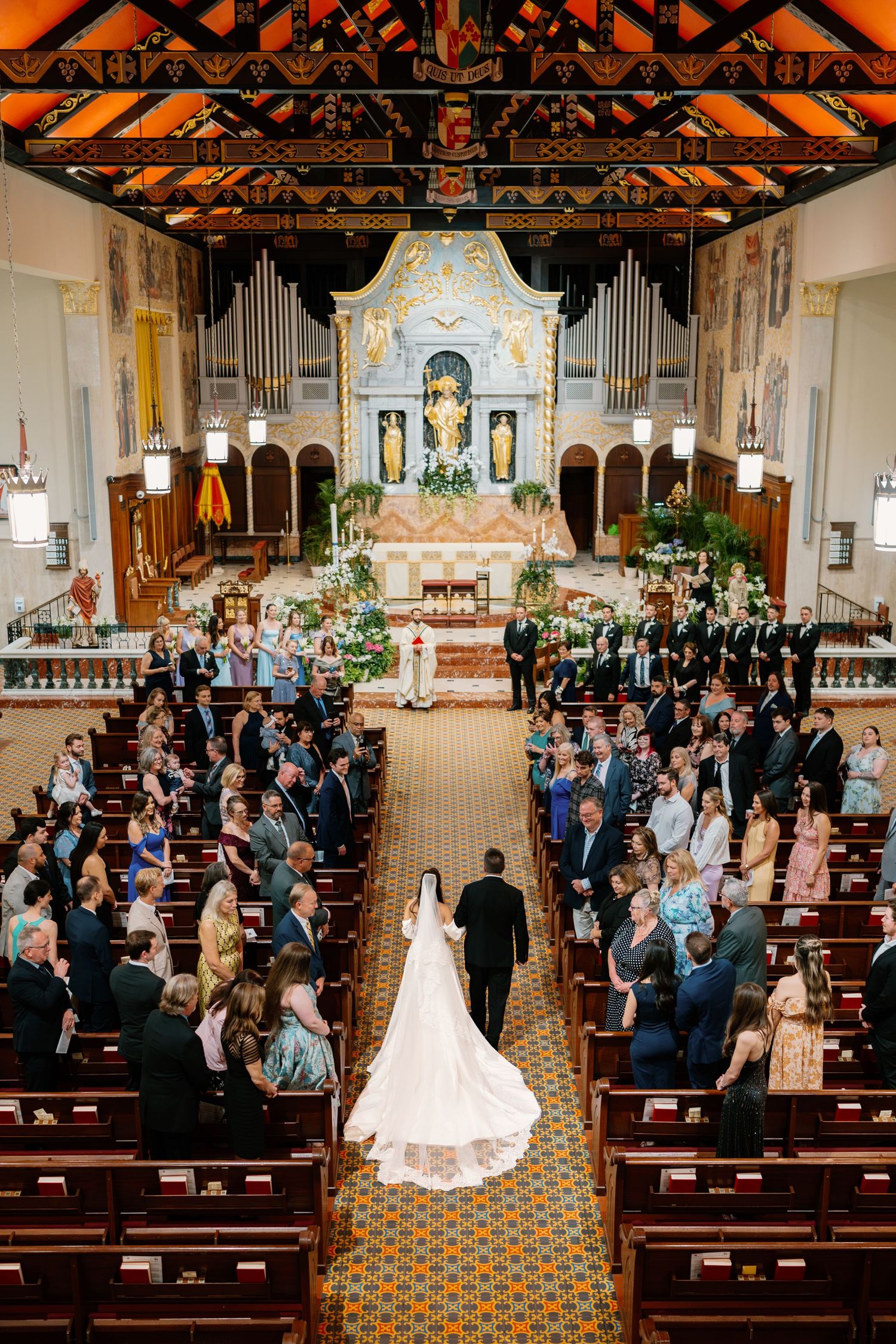 st. Augustine catholic wedding photography, , cathedral basilica of st. Augustine wedding, the delac collective, Florida Catholic wedding