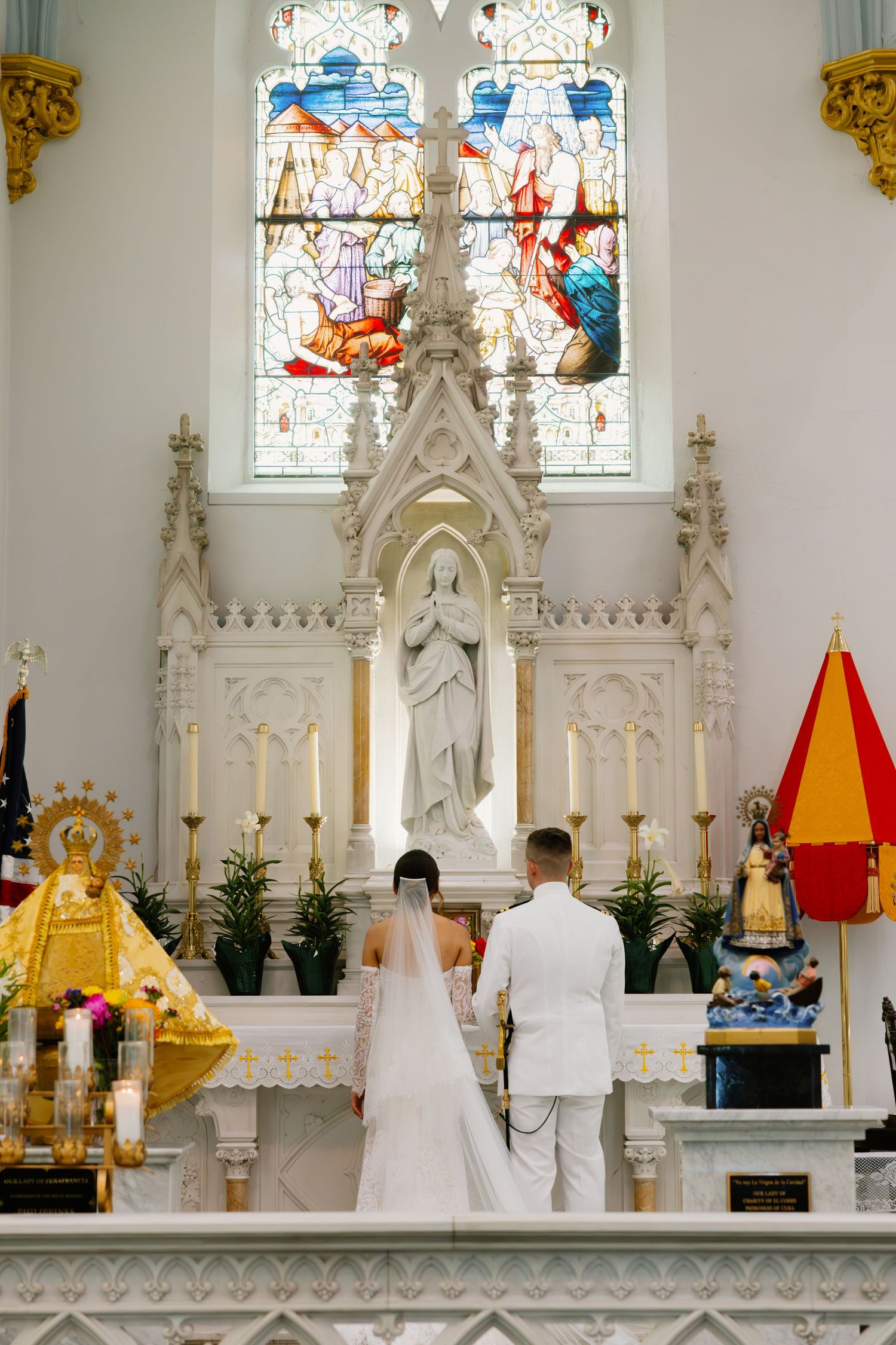 immaculate conception Jacksonville wedding, catholic wedding photography, Florida catholic wedding photographers