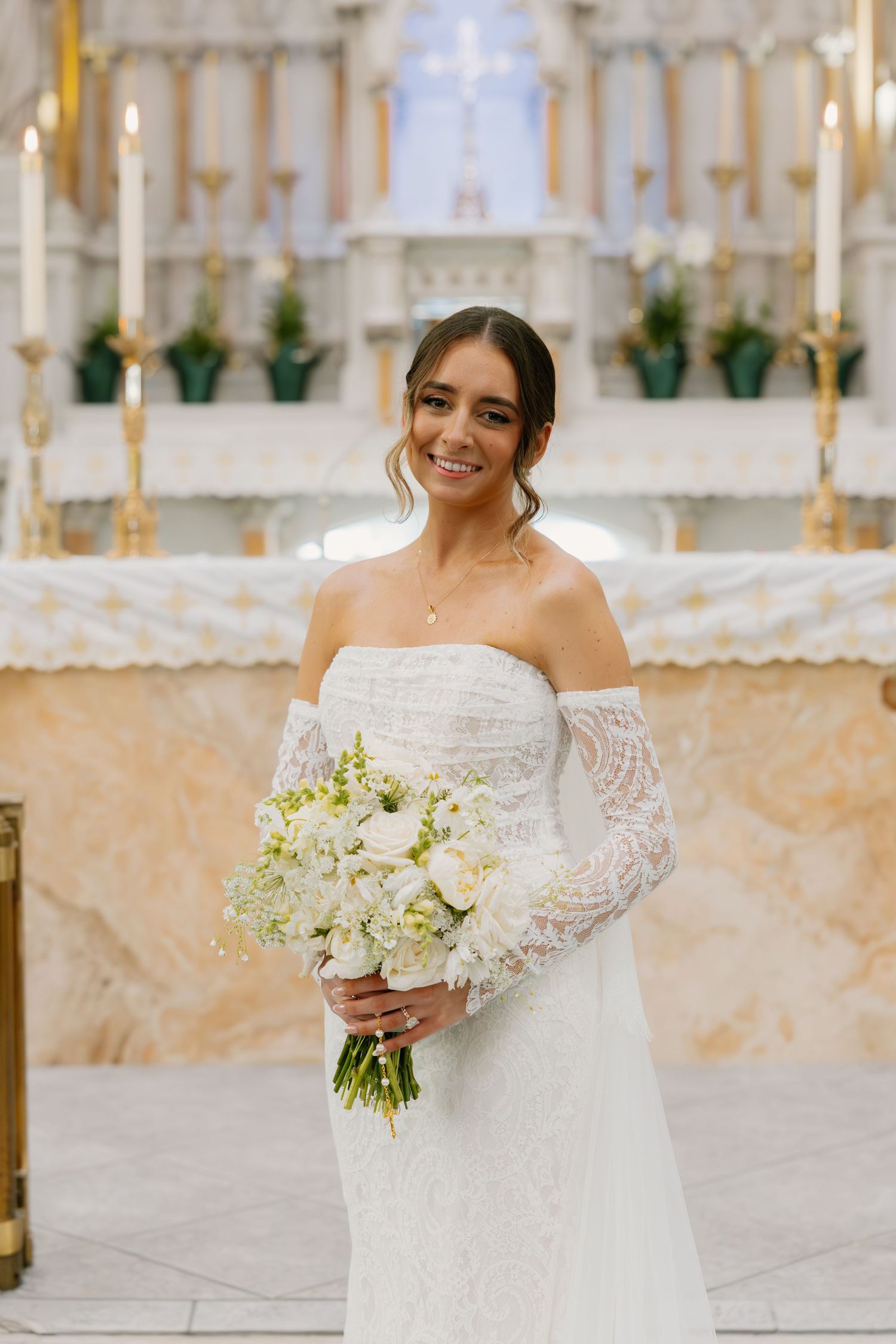 immaculate conception Jacksonville wedding, catholic wedding photography, Florida catholic wedding photographers, the delac collective