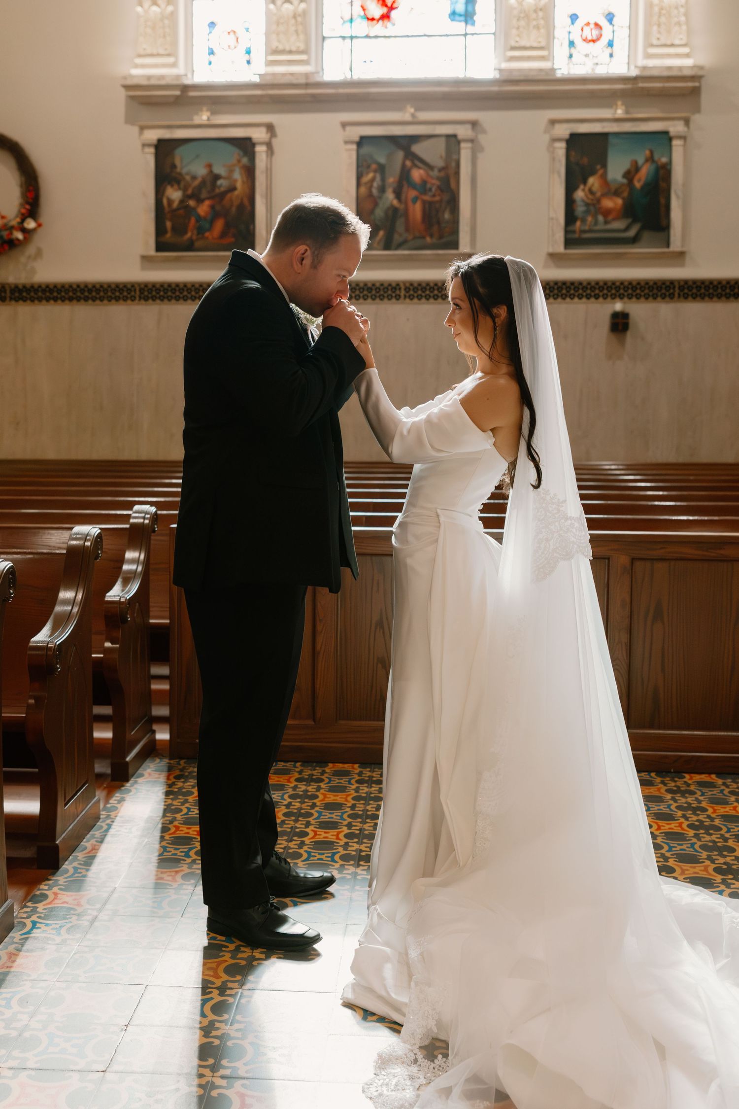 st. Augustine catholic wedding photography, , cathedral basilica of st. Augustine wedding, the delac collective, Florida Catholic wedding
