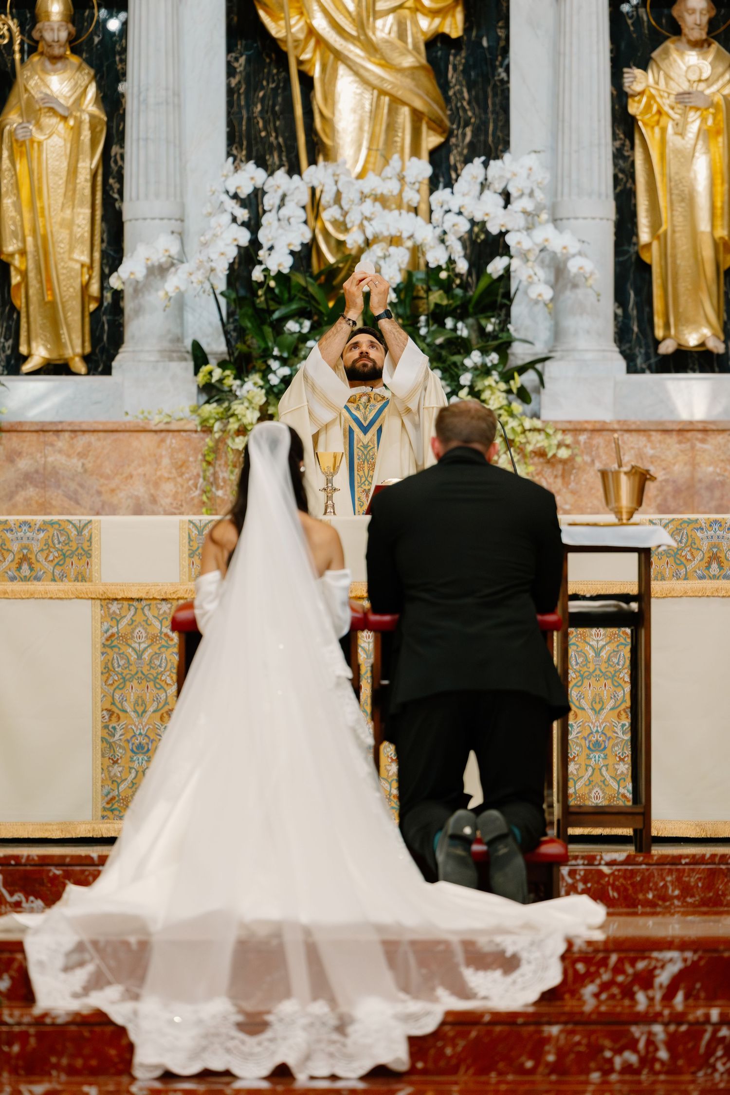 st. Augustine catholic wedding photography, , cathedral basilica of st. Augustine wedding, the delac collective, Florida Catholic wedding