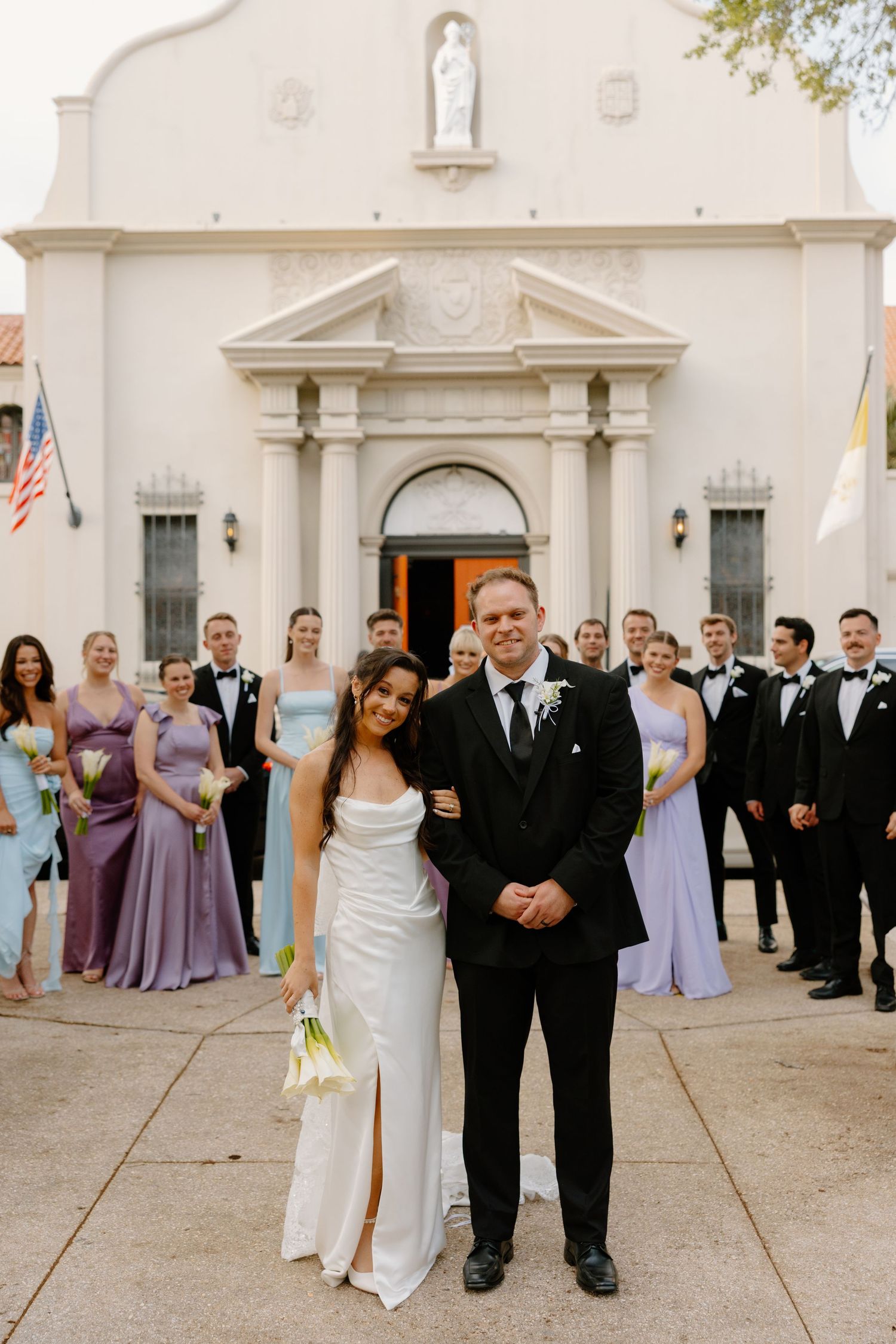 st. Augustine catholic wedding photography, , cathedral basilica of st. Augustine wedding, the delac collective, Florida Catholic wedding
