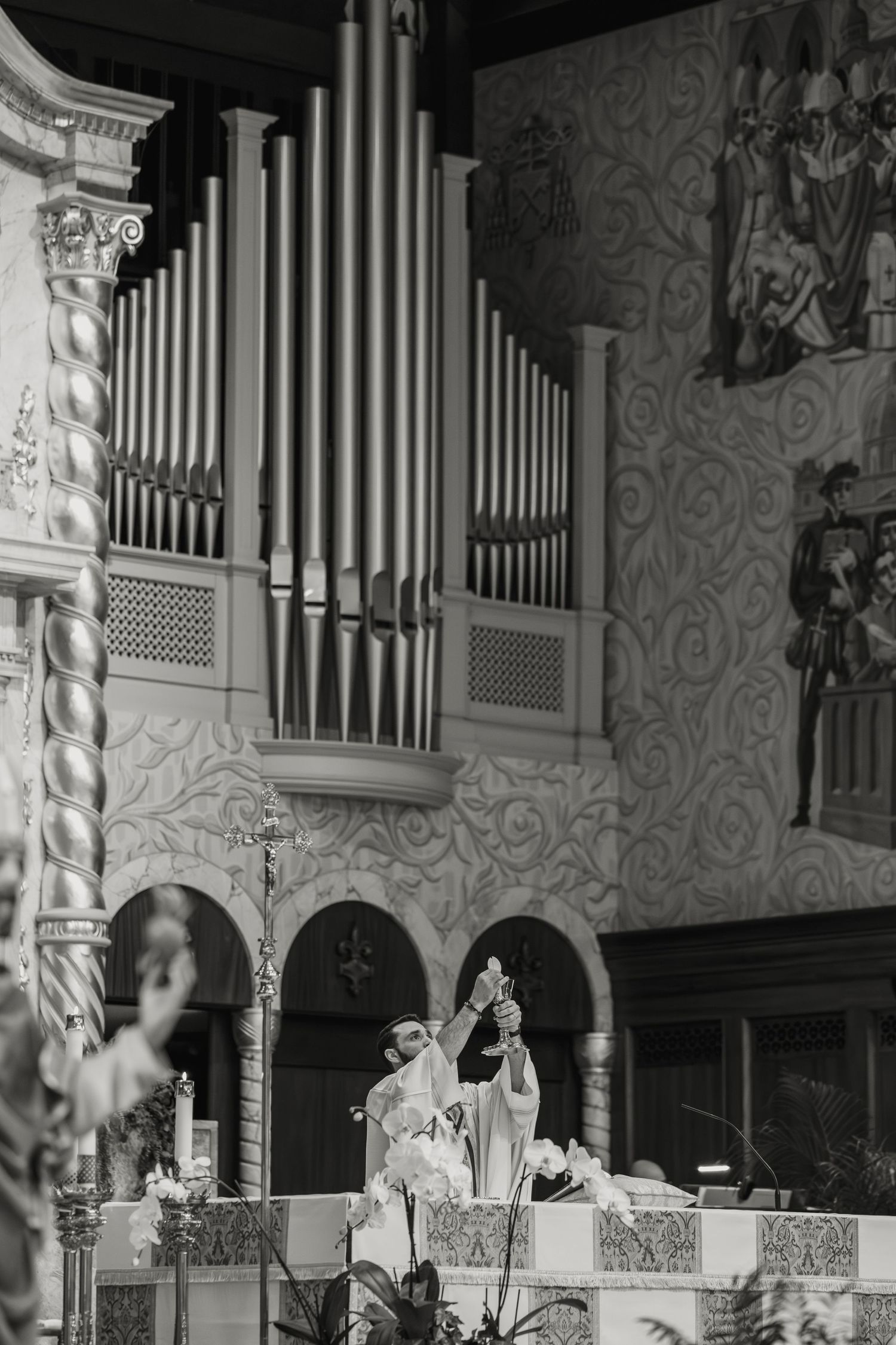 st. Augustine catholic wedding photography, , cathedral basilica of st. Augustine wedding, the delac collective, Florida Catholic wedding