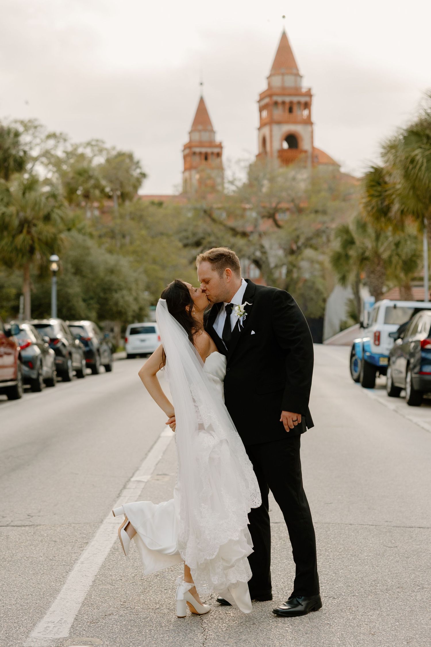 st. Augustine catholic wedding photography, Flagler college wedding photography, the delac collective, Florida Catholic wedding