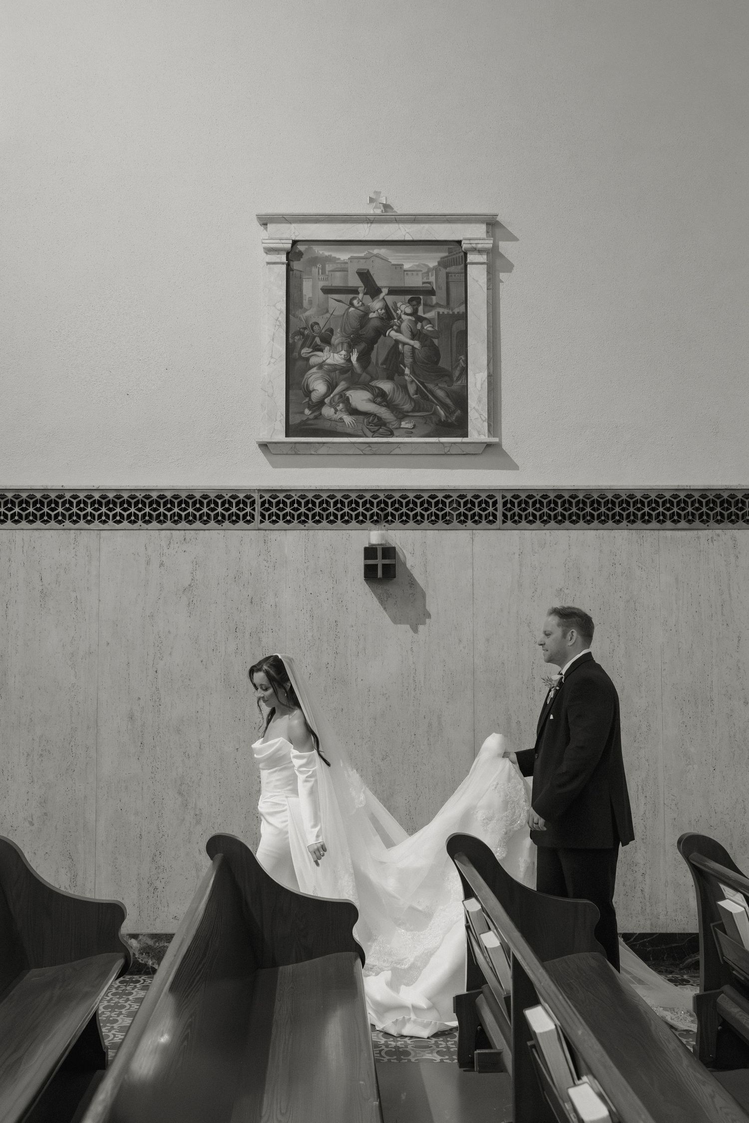 st. Augustine catholic wedding photography, , cathedral basilica of st. Augustine wedding, the delac collective, Florida Catholic wedding