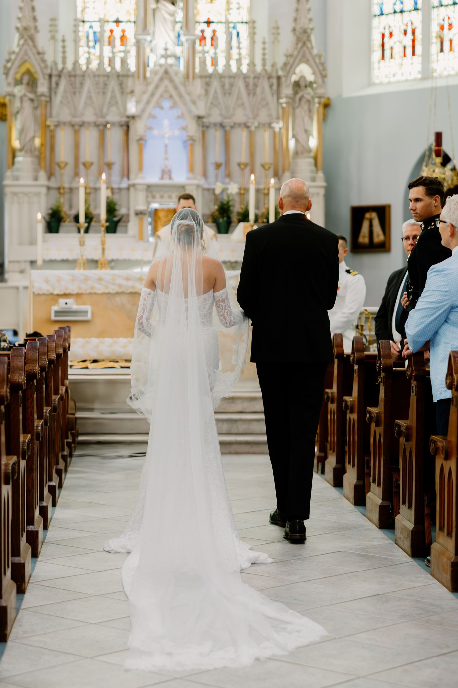 immaculate conception Jacksonville wedding, catholic wedding photography, Florida catholic wedding photographers