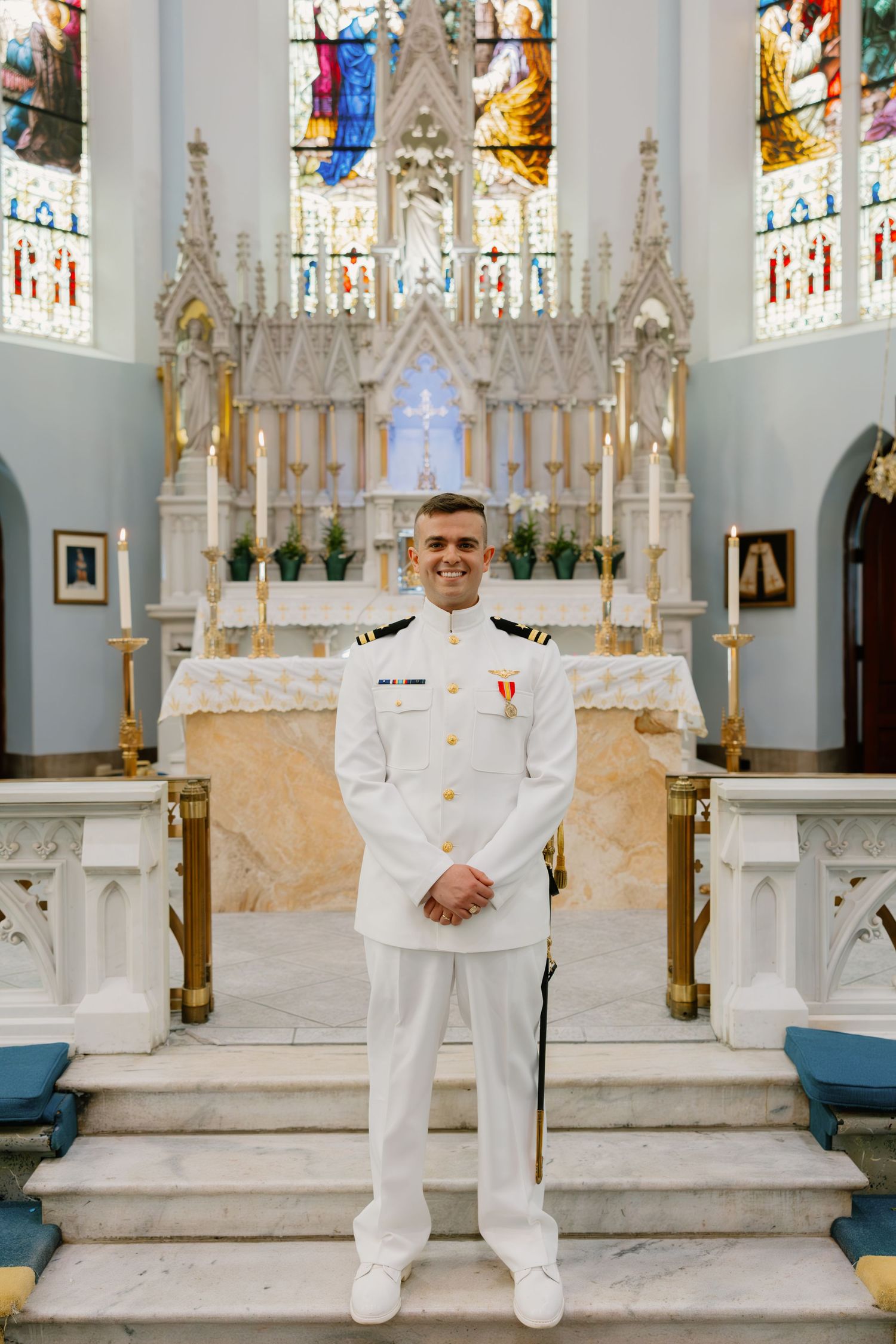 immaculate conception Jacksonville wedding, catholic wedding photography, Florida catholic wedding photographers, the delac collective