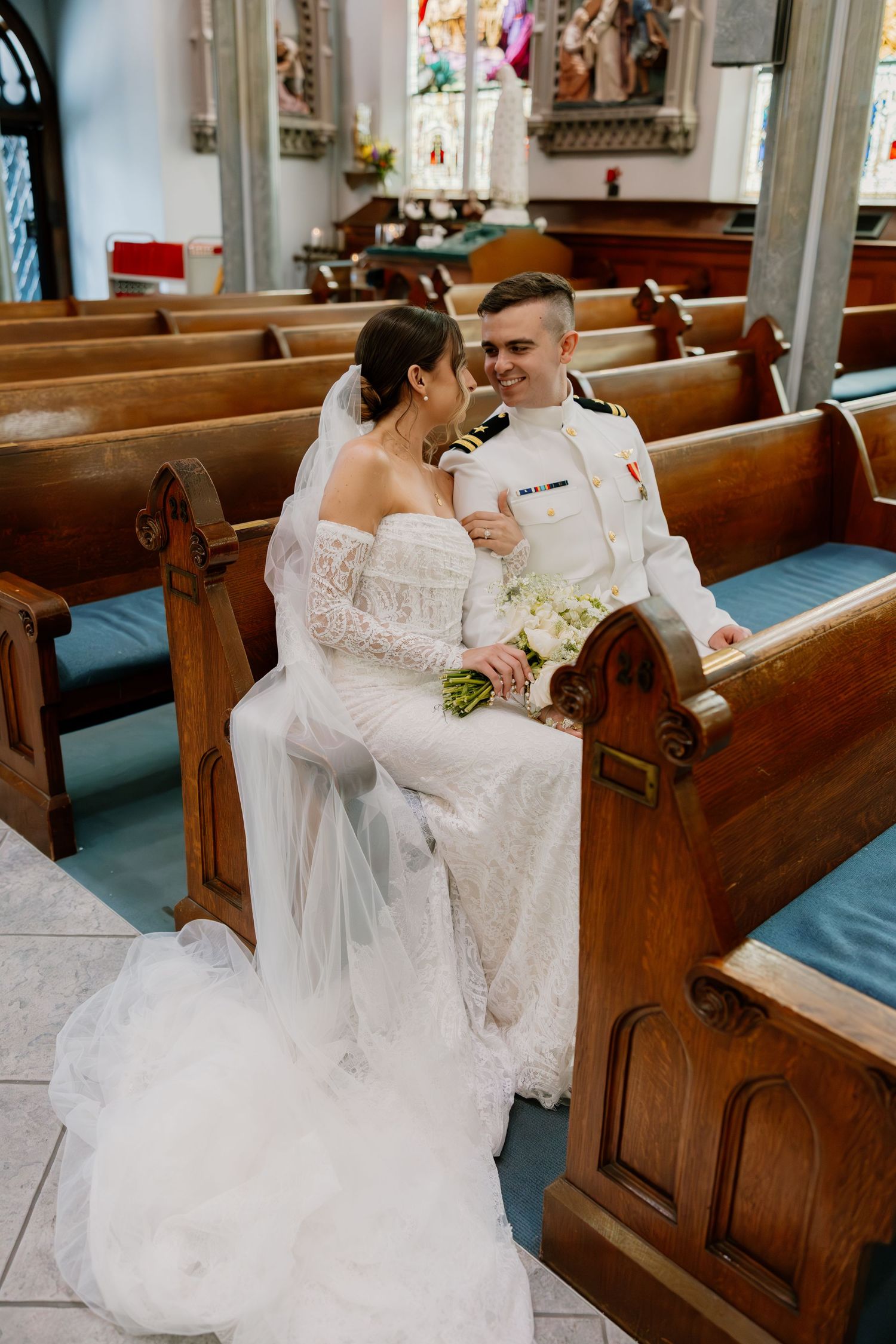 immaculate conception Jacksonville wedding, catholic wedding photography, Florida catholic wedding photographers, the delac collective
