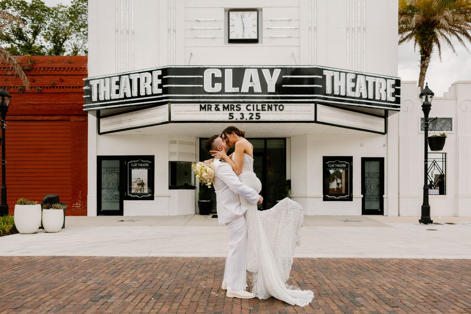 clay theatre wedding Jacksonville, catholic wedding photography, Florida catholic wedding photographers, the delac collective