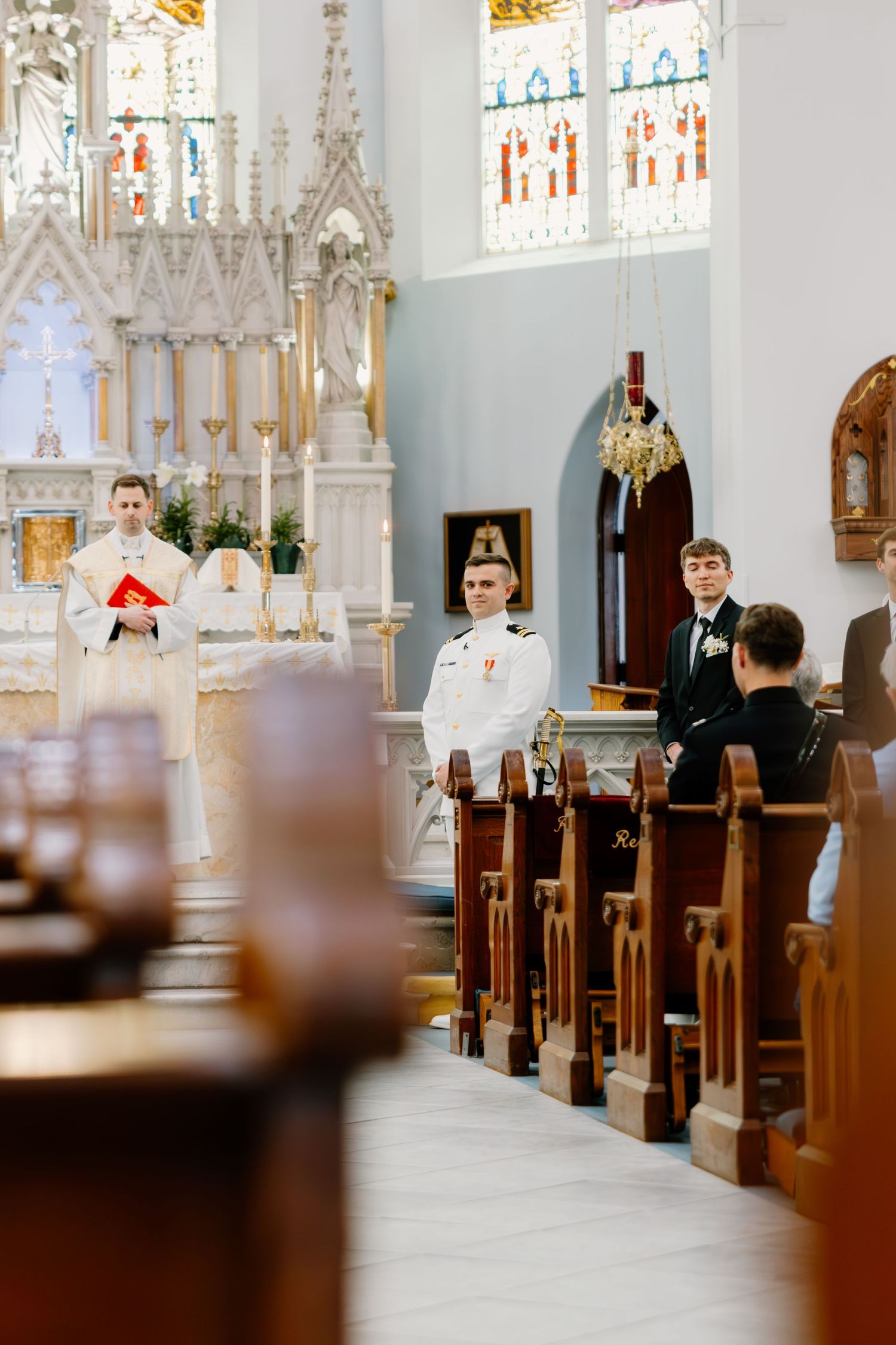 immaculate conception Jacksonville wedding, catholic wedding photography, Florida catholic wedding photographers