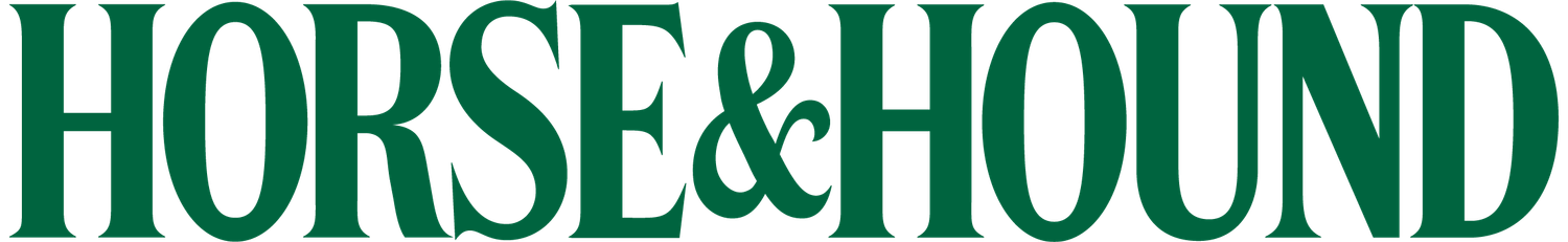 Horse & Hound magazine logo in green text with two ampersands on a white background.