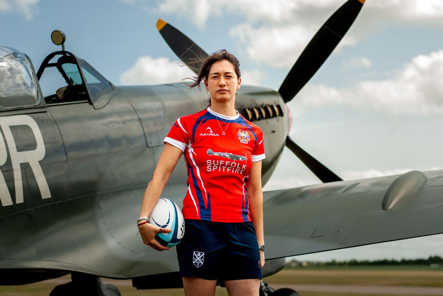 Media day sponsor announcement Suffolk Spitfire King's College London Women's Rugby Ulyssia Bayley 2025