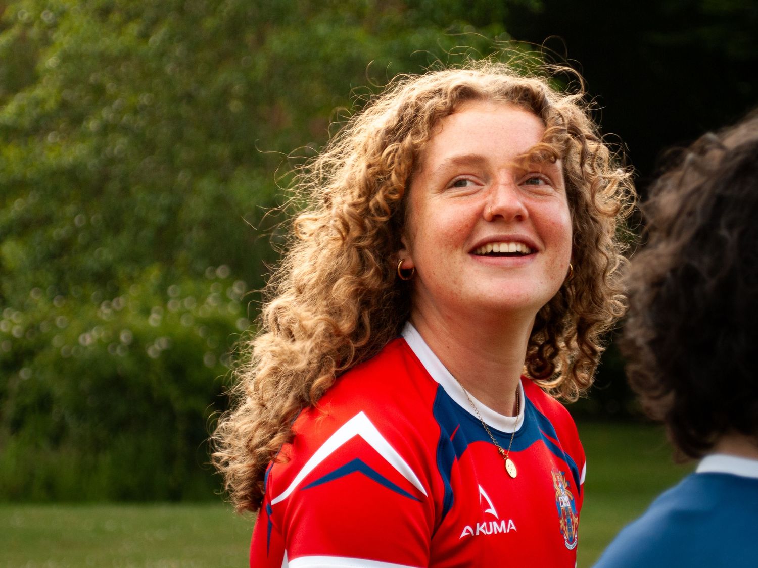 Media day sponsor announcement Suffolk Spitfire King's College London Women's Rugby Georgia Howell
