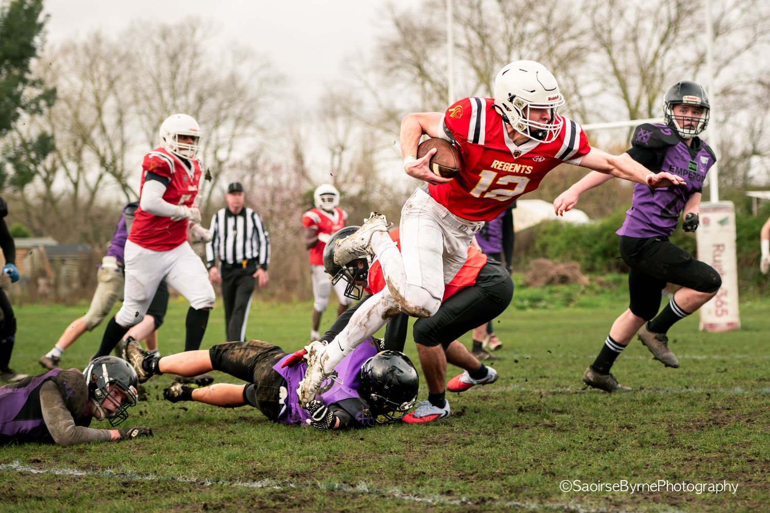 American football British university King's College Regents vs UCL Emperors Britball Uniball 2026