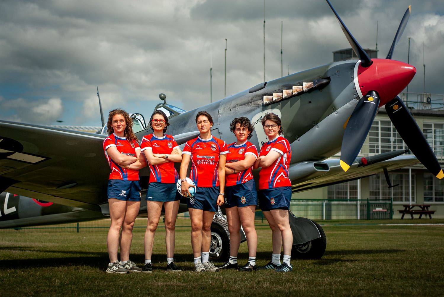 Media day sponsor announcement Suffolk Spitfire King's College London Women's Rugby team