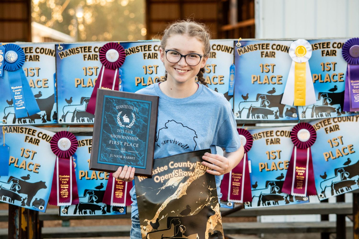 Awards won at the Manistee Co Fair