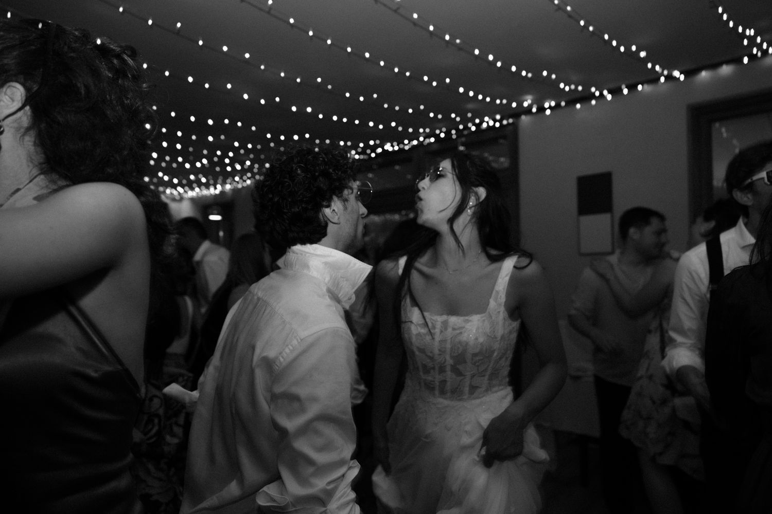 First dance as newlyweds, Dolomites wedding reception