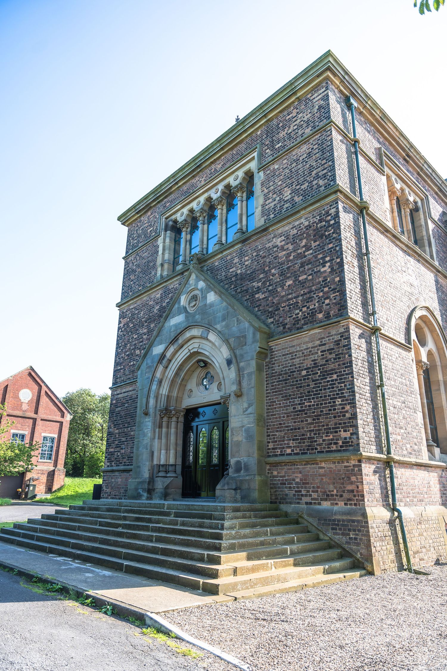 Outside the Dalton Old Pumphouse