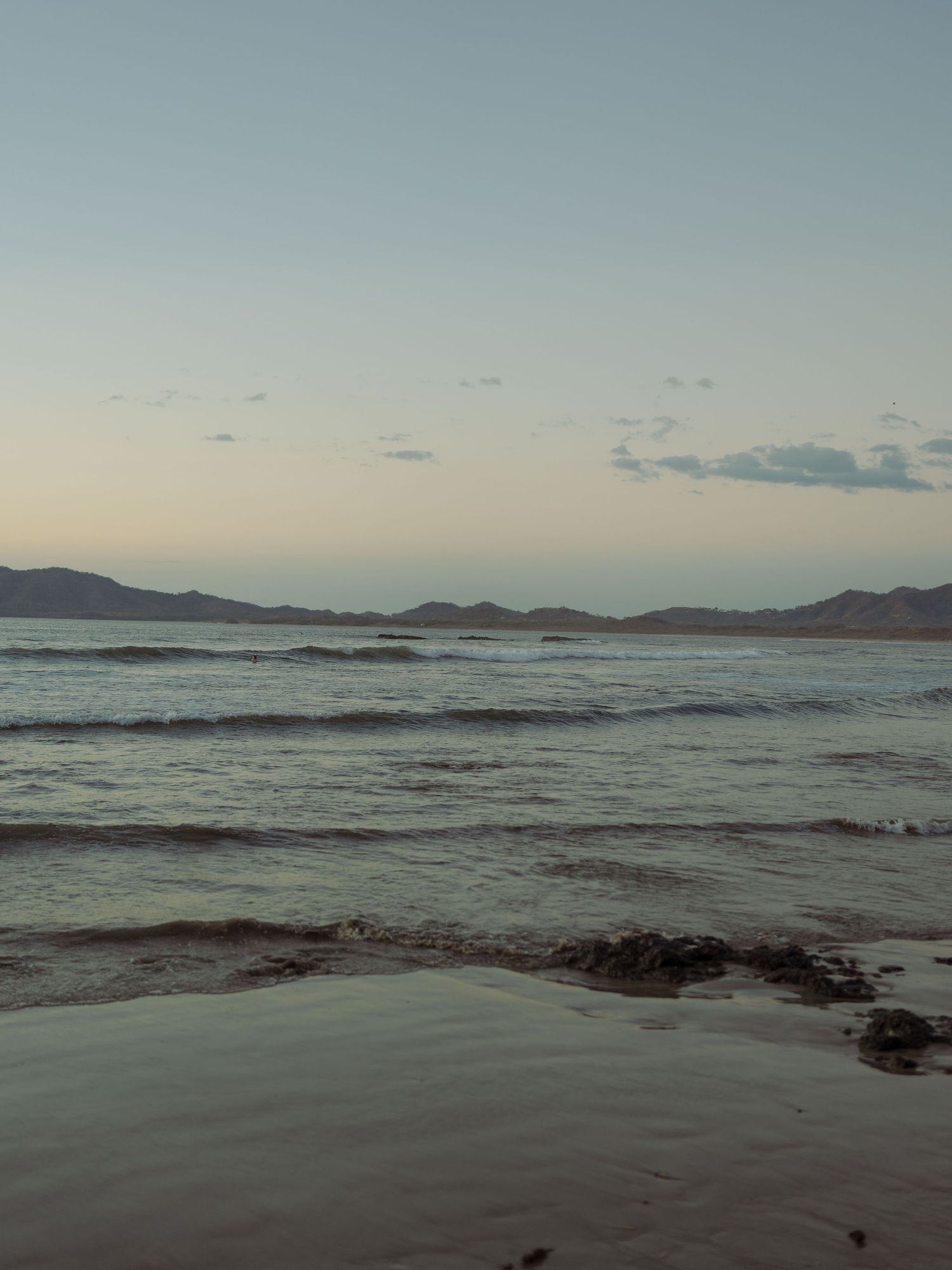Pacific Ocean at Tamarindo during a destination wedding weekend in Costa Rica