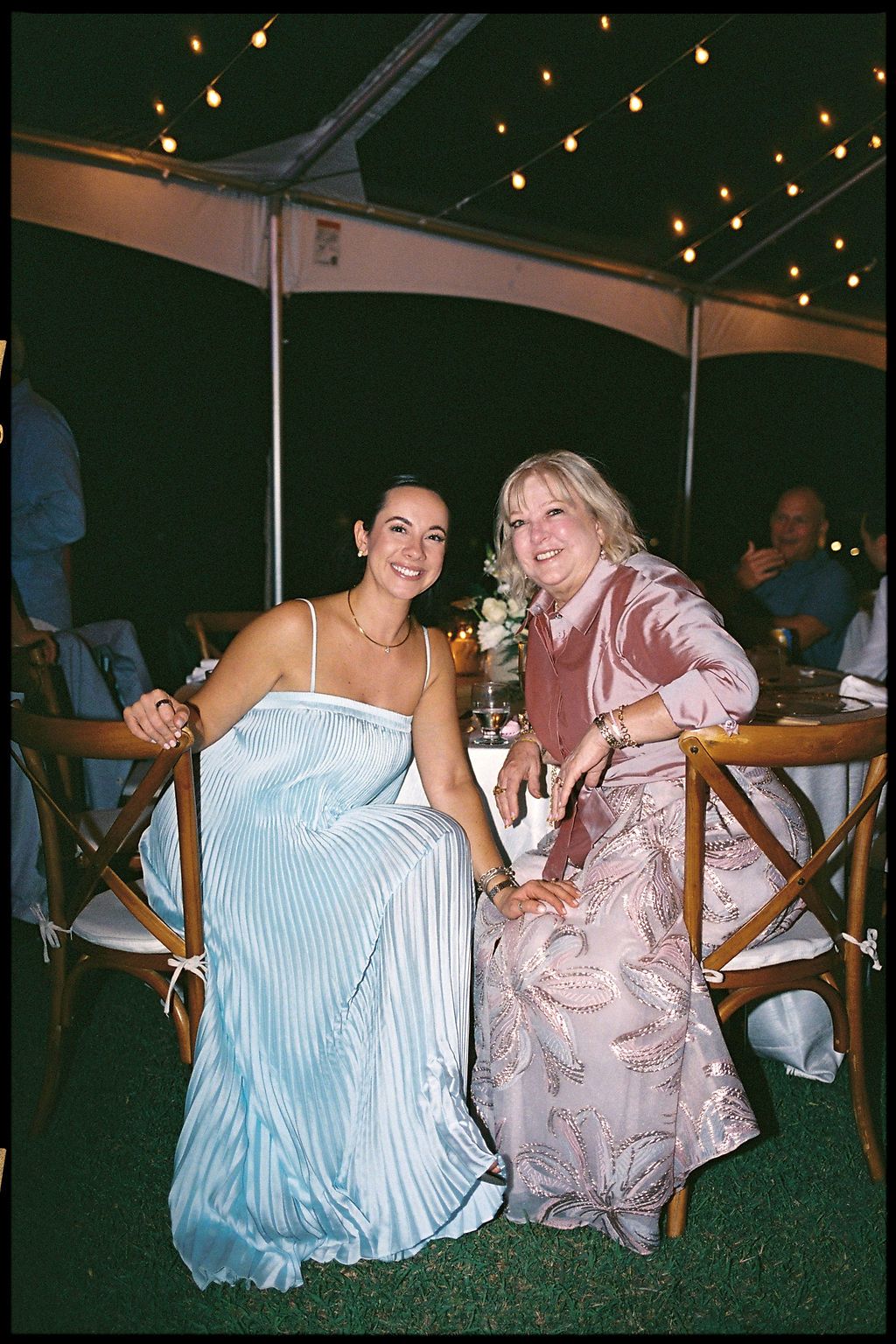 Wedding guests relaxing together during the reception at Hacienda Pinilla