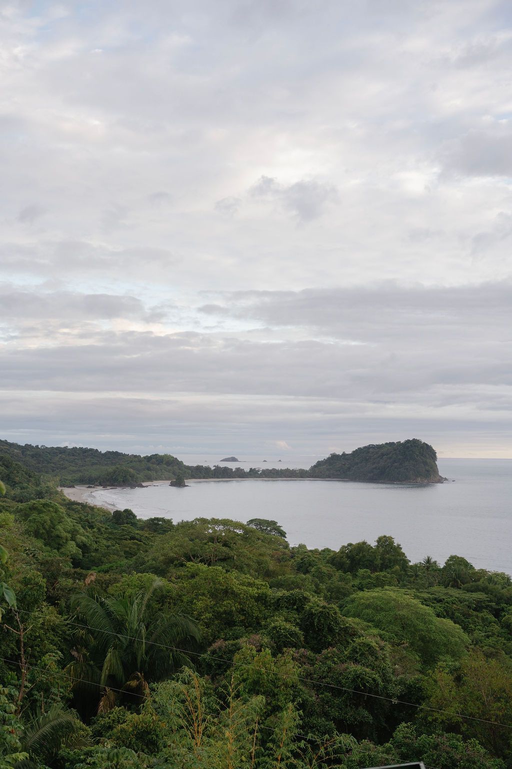 Pacific Ocean and rainforest view from Villa Punto de Vista in Manuel Antonio, Costa Rica.