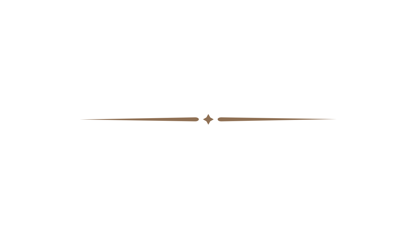 Elegant copper-colored decorative line divider on black background.