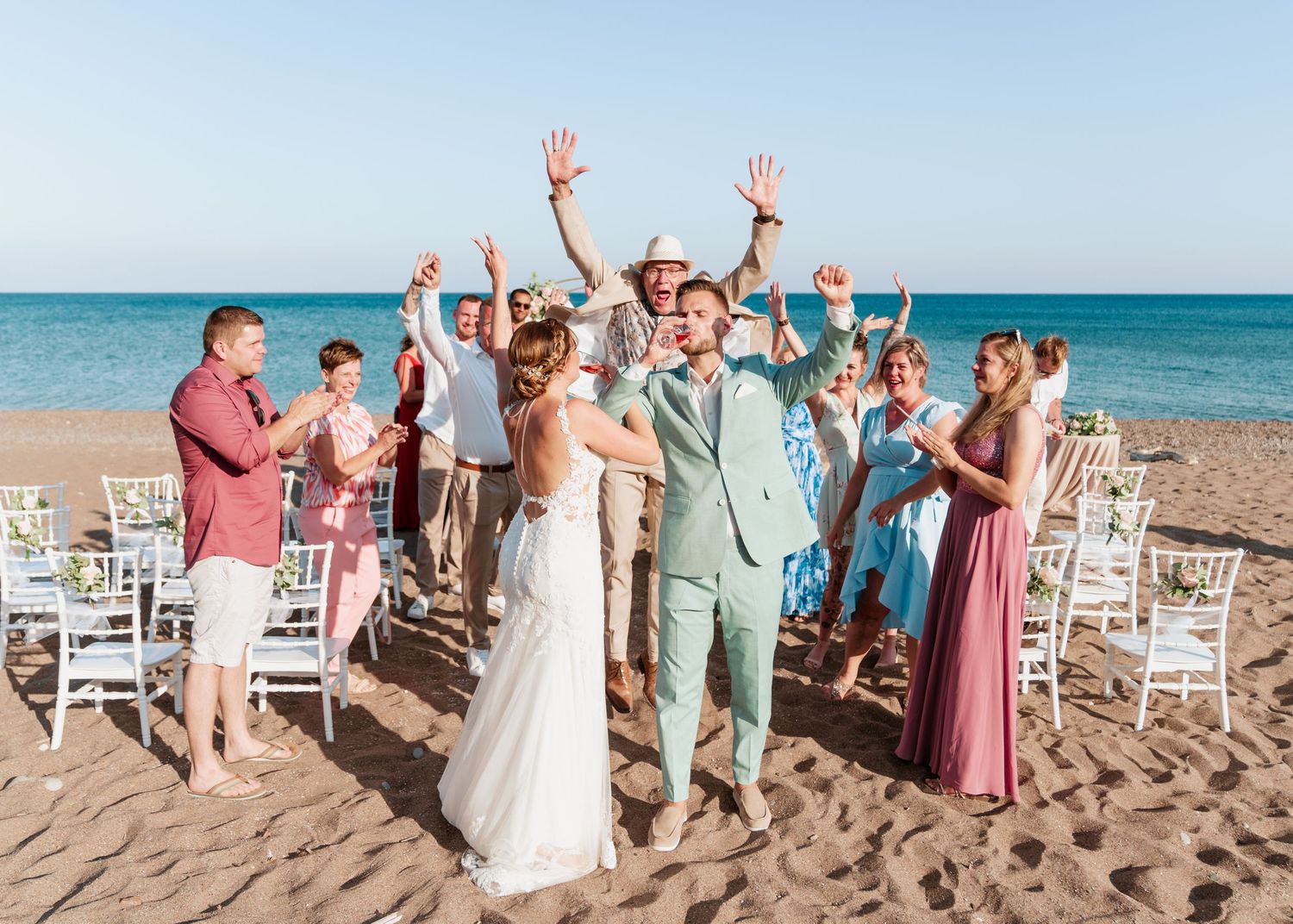 heiraten am Strand - Hochzeitsfotograf Rhodos Tina Lucius