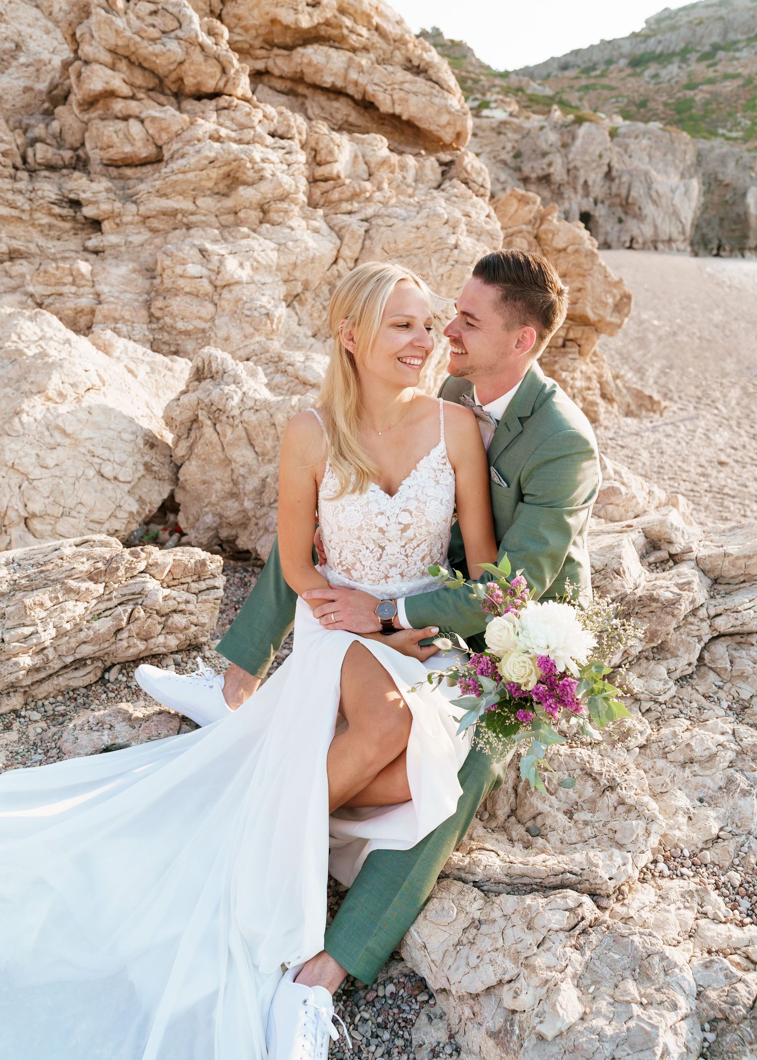 Strandhochzeit Rhodos - Hochzeitsfotograf Rhodos Tina Lucius
