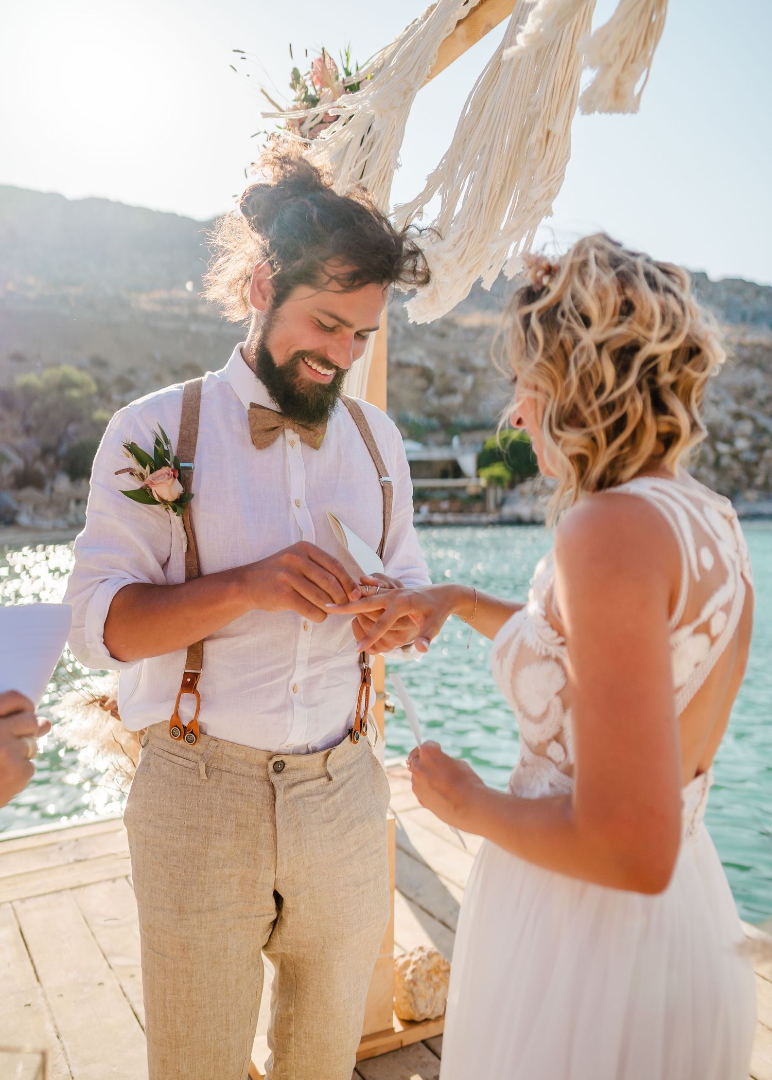 Strandhochzeit Rhodos - Hochzeitsfotograf Rhodos Tina Lucius