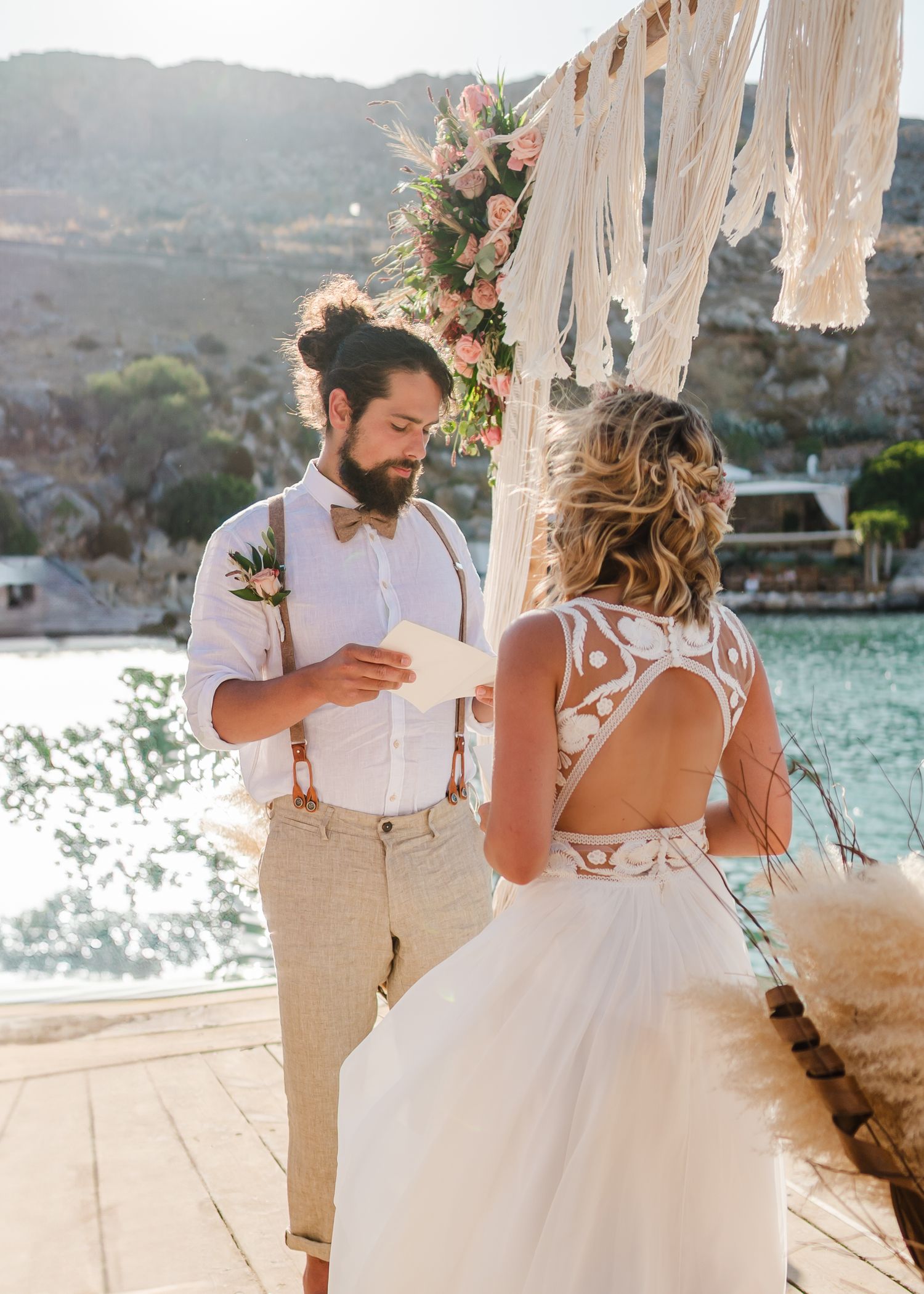 Strandhochzeit Rhodos - Hochzeitsfotograf Rhodos Tina Lucius