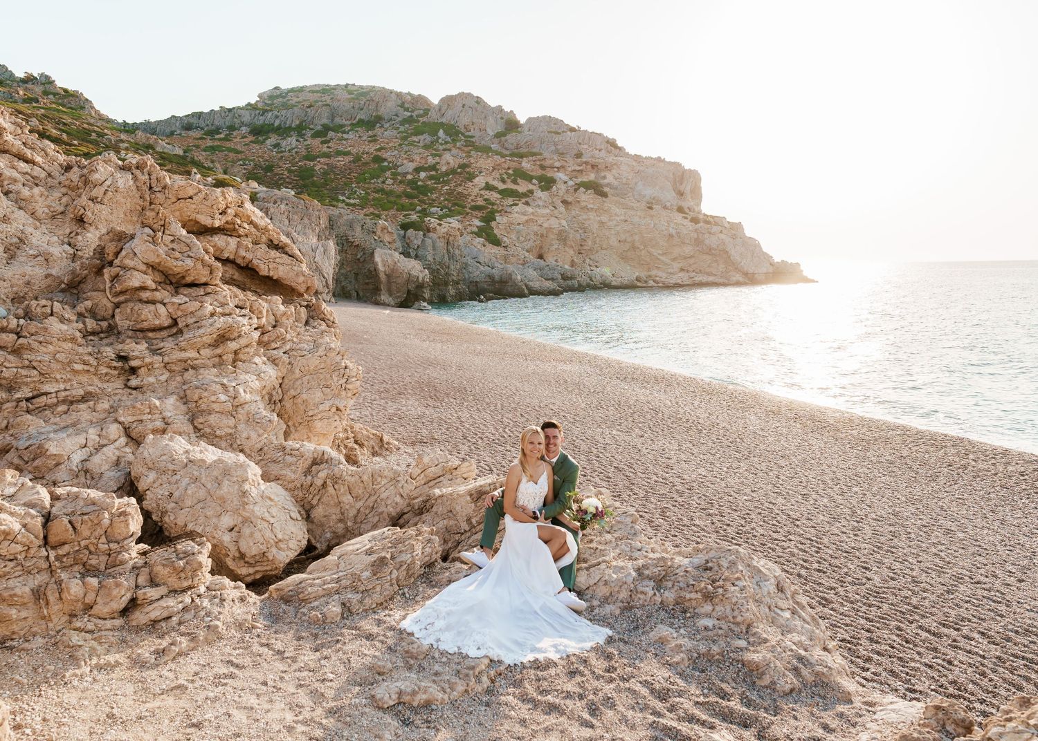 Strandhochzeit Rhodos - Hochzeitsfotograf Rhodos Tina Lucius