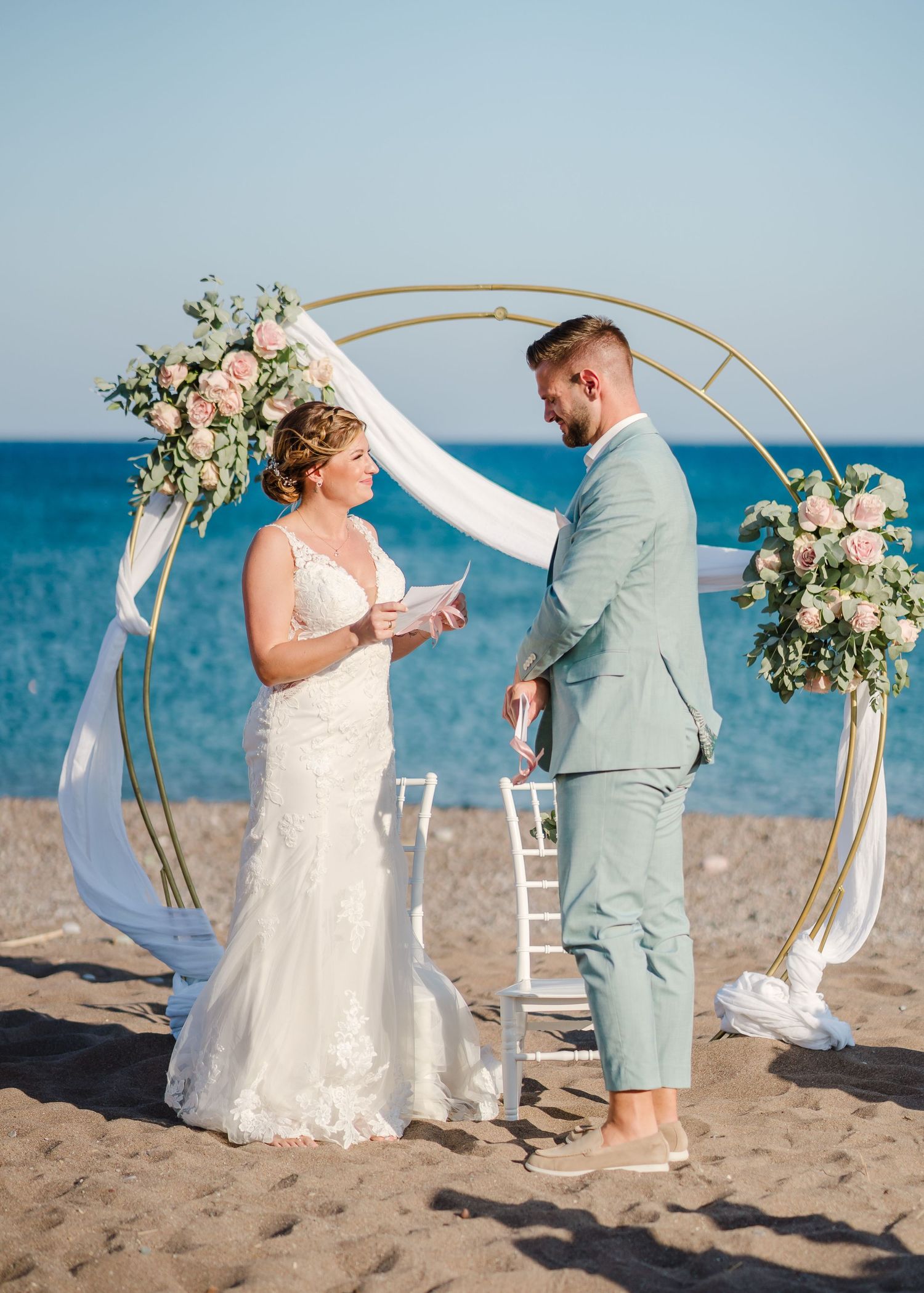 heiraten am Strand - Hochzeitsfotograf Rhodos Tina Lucius