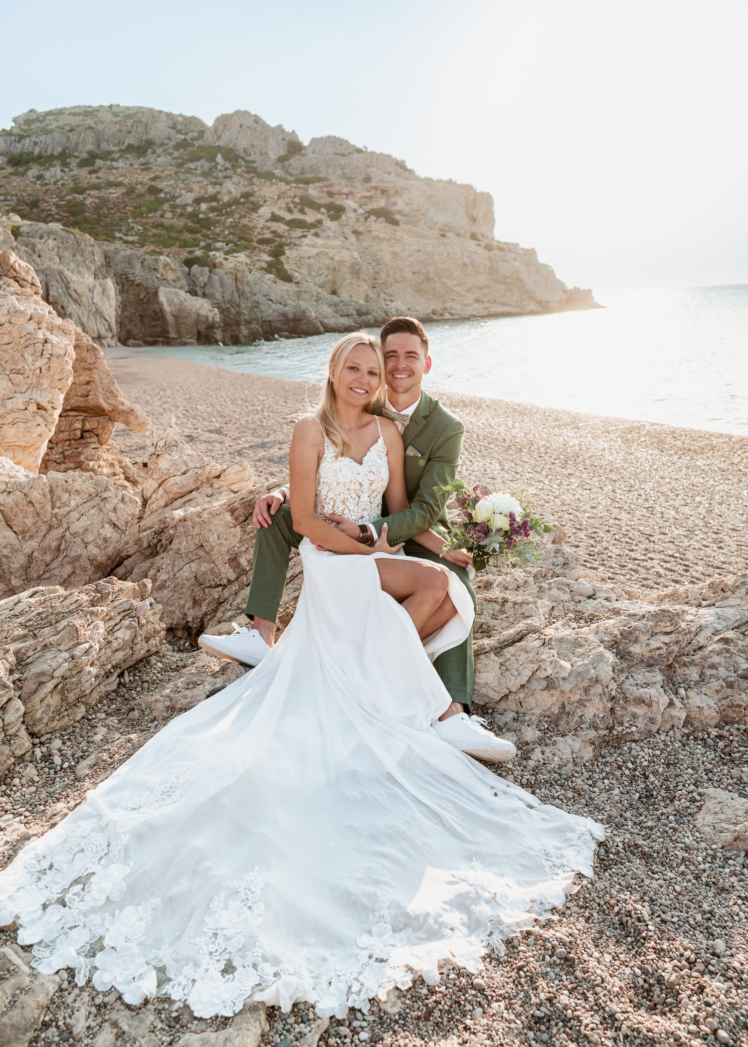 Strandhochzeit Rhodos - Hochzeitsfotograf Rhodos Tina Lucius